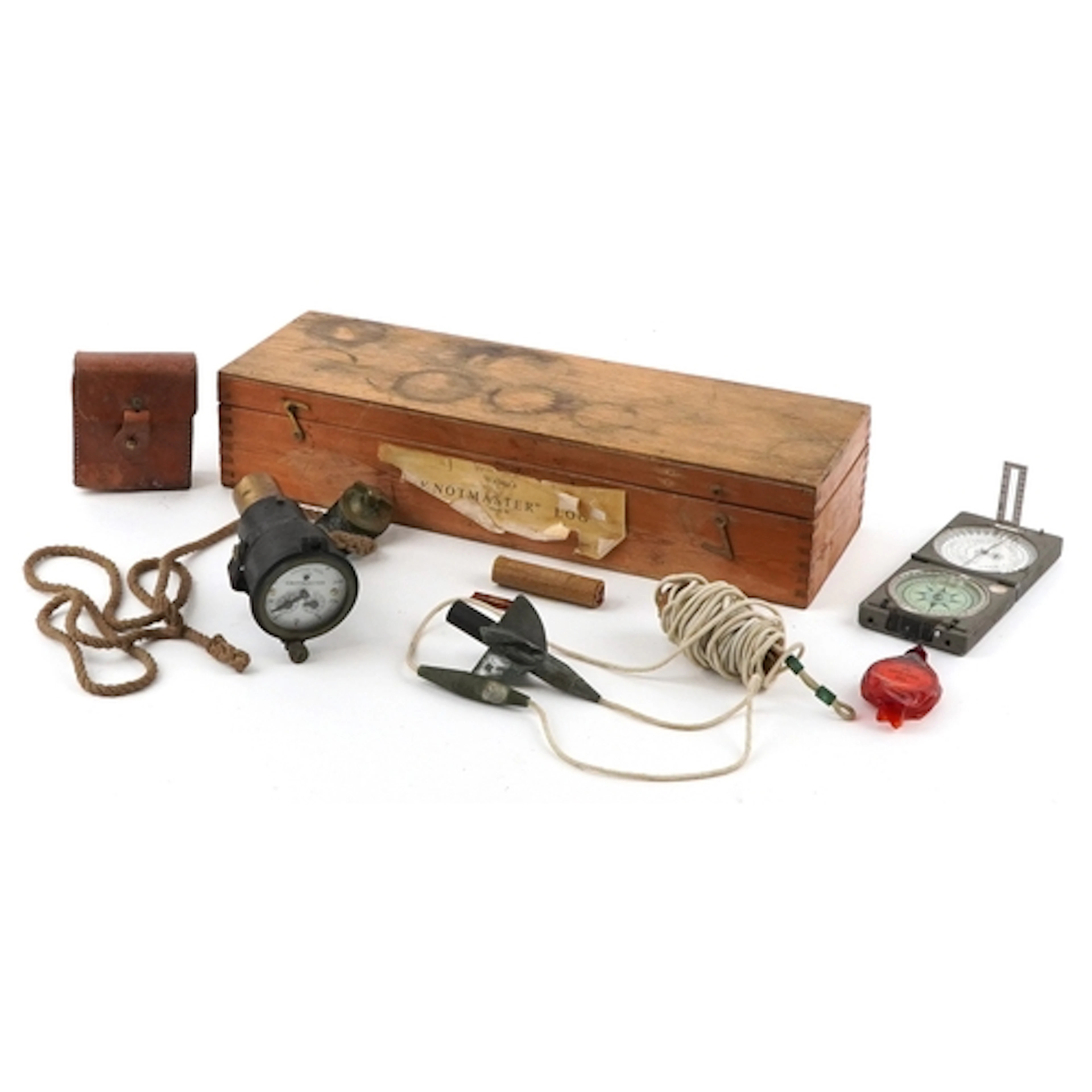 Vintage nautical interest Walker's Knotmaster log together w...