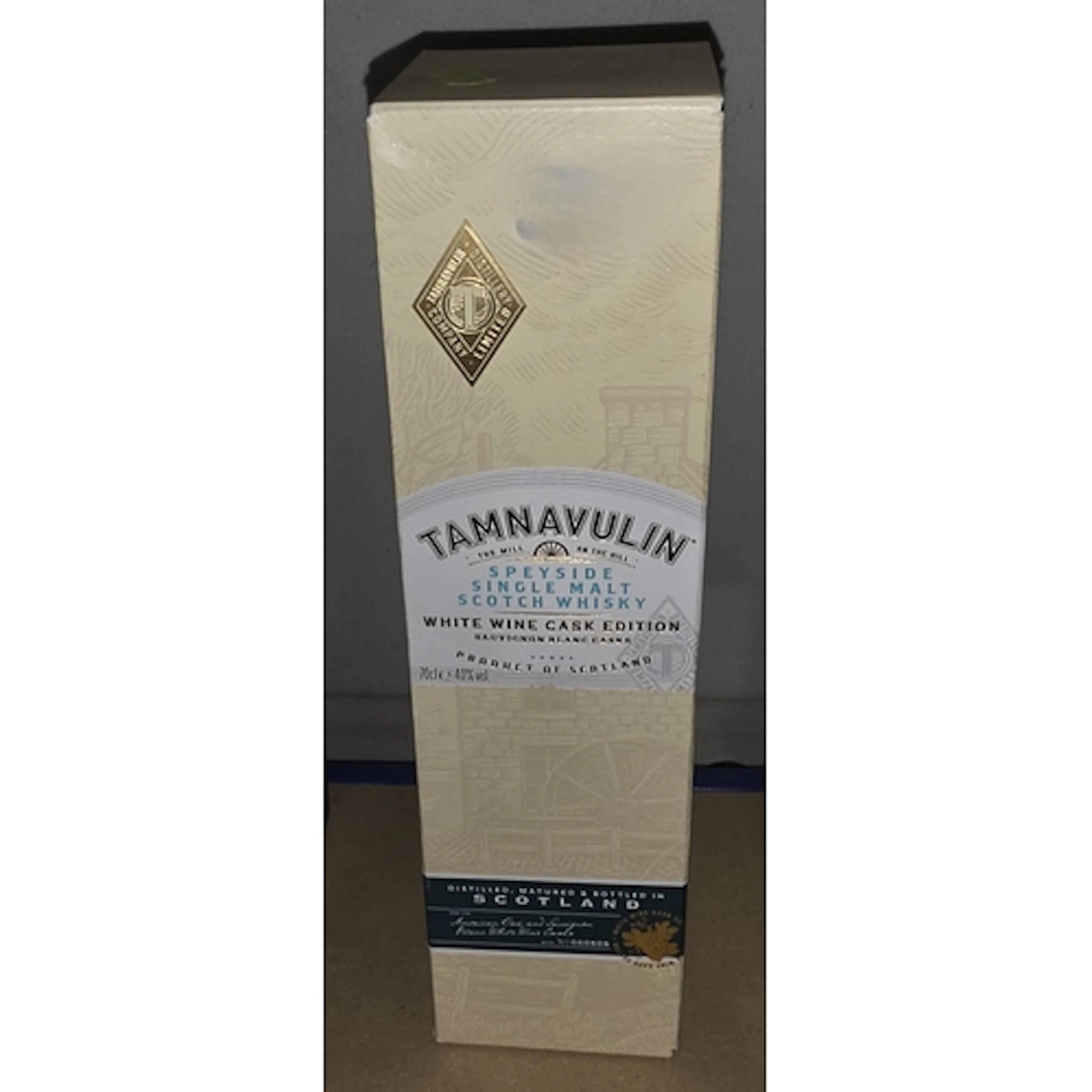 A 70cl bottle of Tamnavulin Speyside single malt whisky