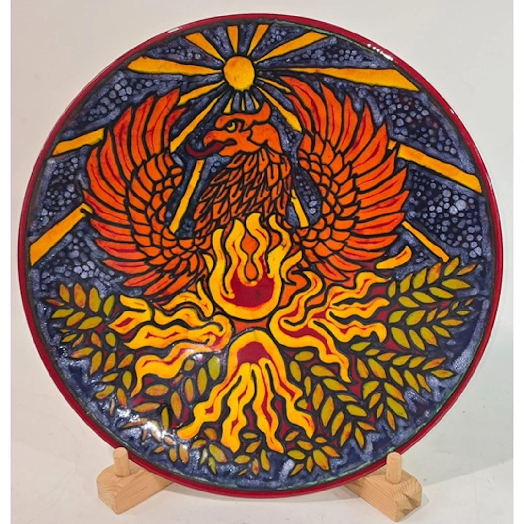 Poole Pottery limited edition Tony Morris charger "Illyria -...