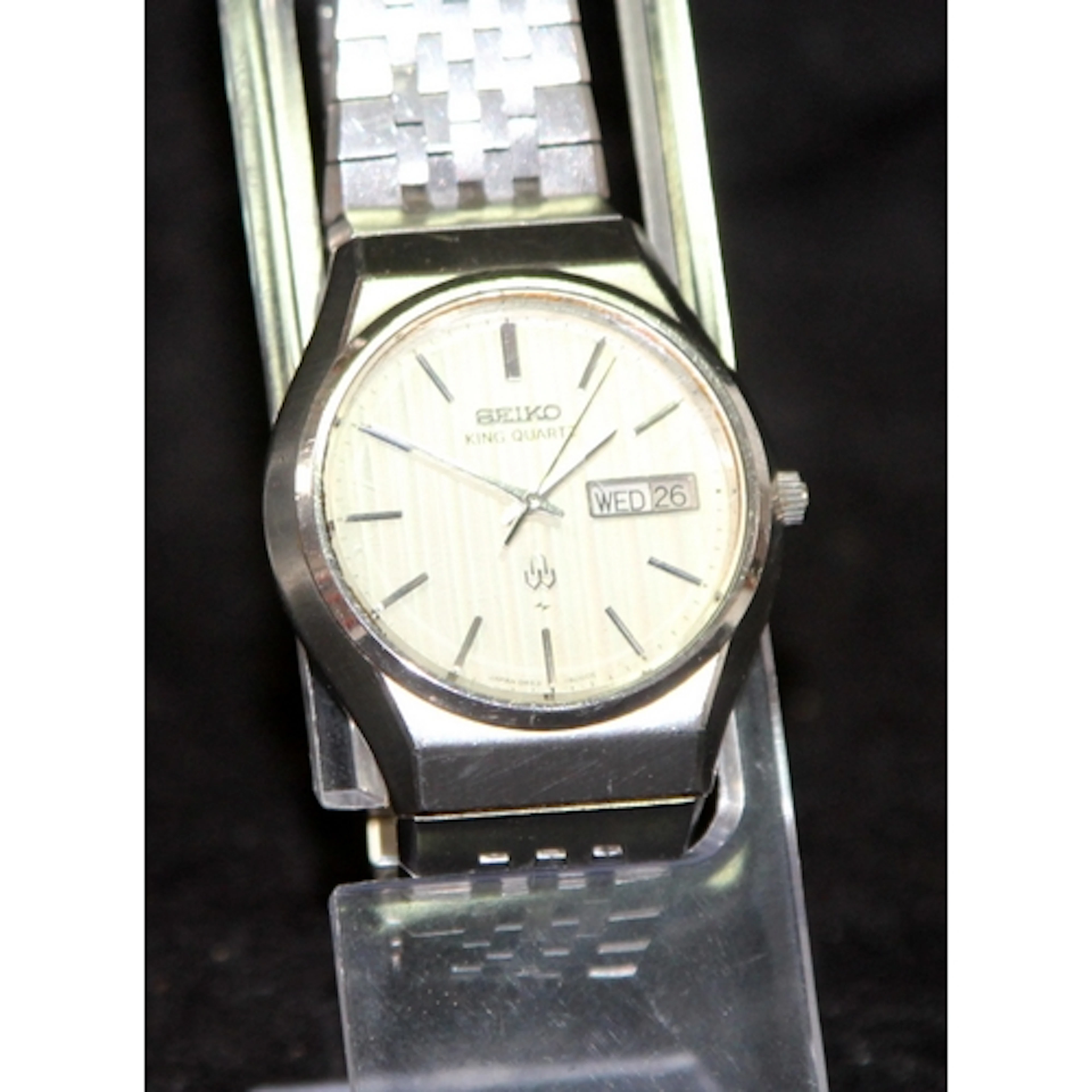 Quality vintage Seiko King Quartz gents dress watch ref:0853...