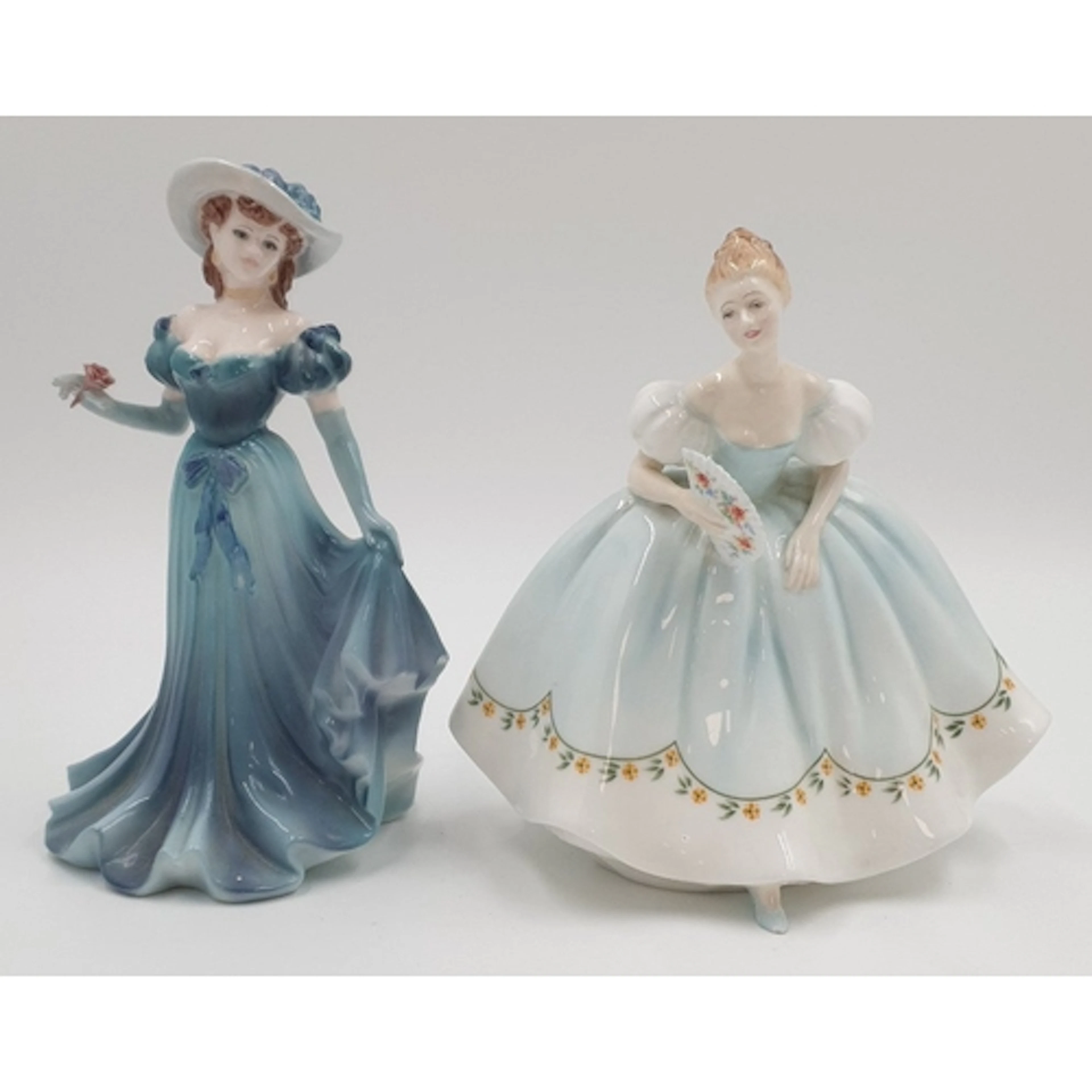 Royal Doulton and Coalport porcelain figurines, ‘First Dance...