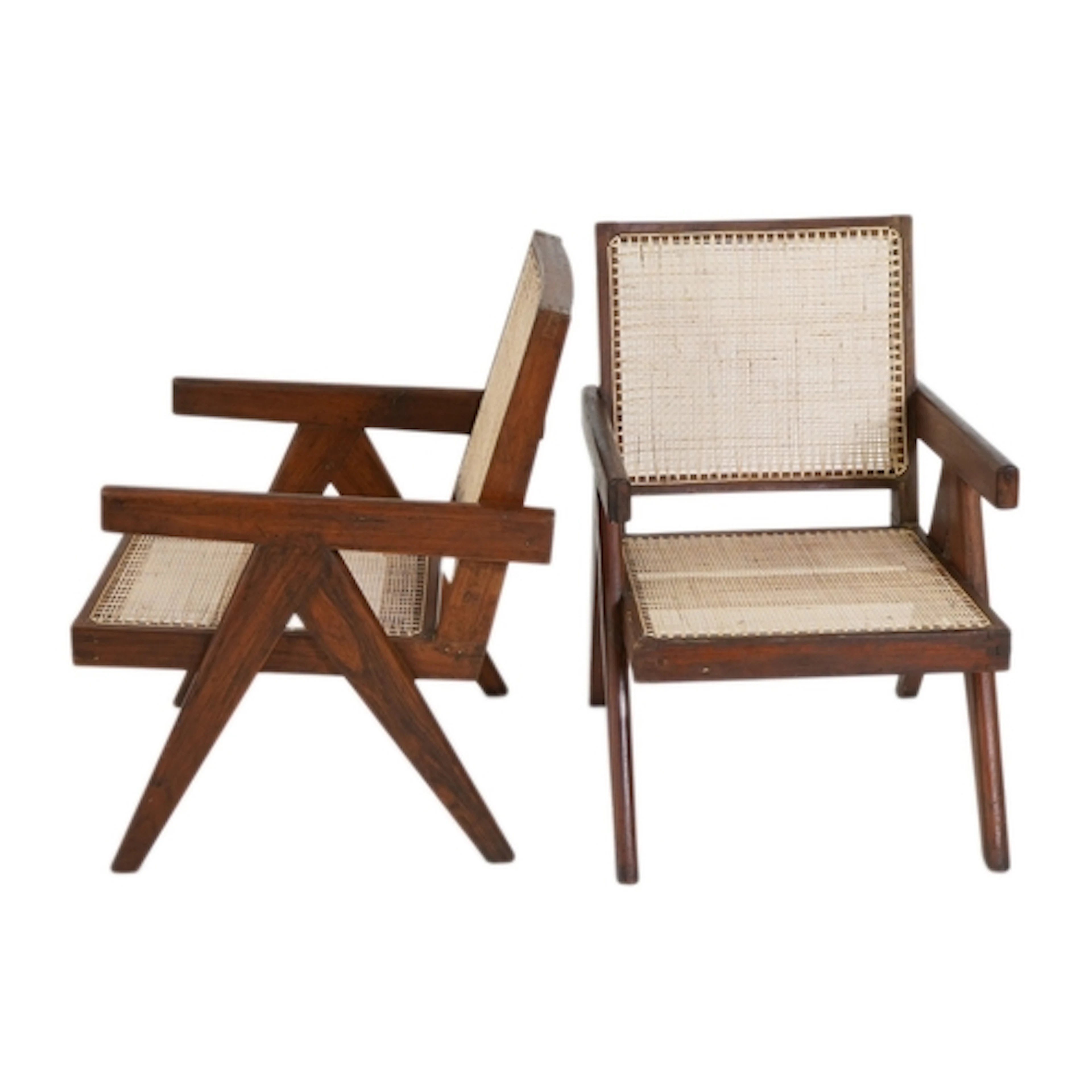 Pierre Jeanneret (Swiss, 1896-1967) for Chandigarh: A pair o...