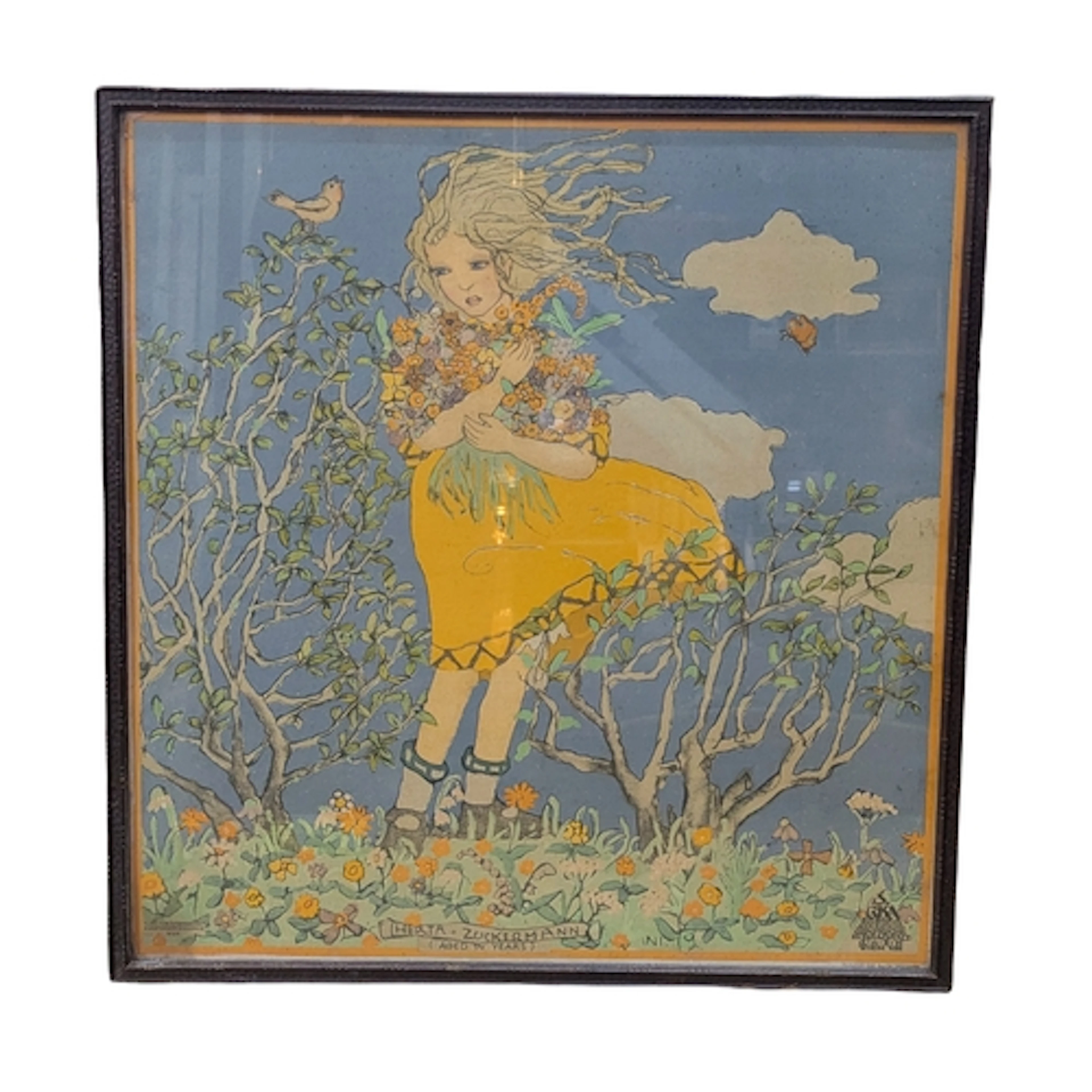 After Franz Cizek (1865-1946), 'Herta Zuckermann (Aged 14 ye...
