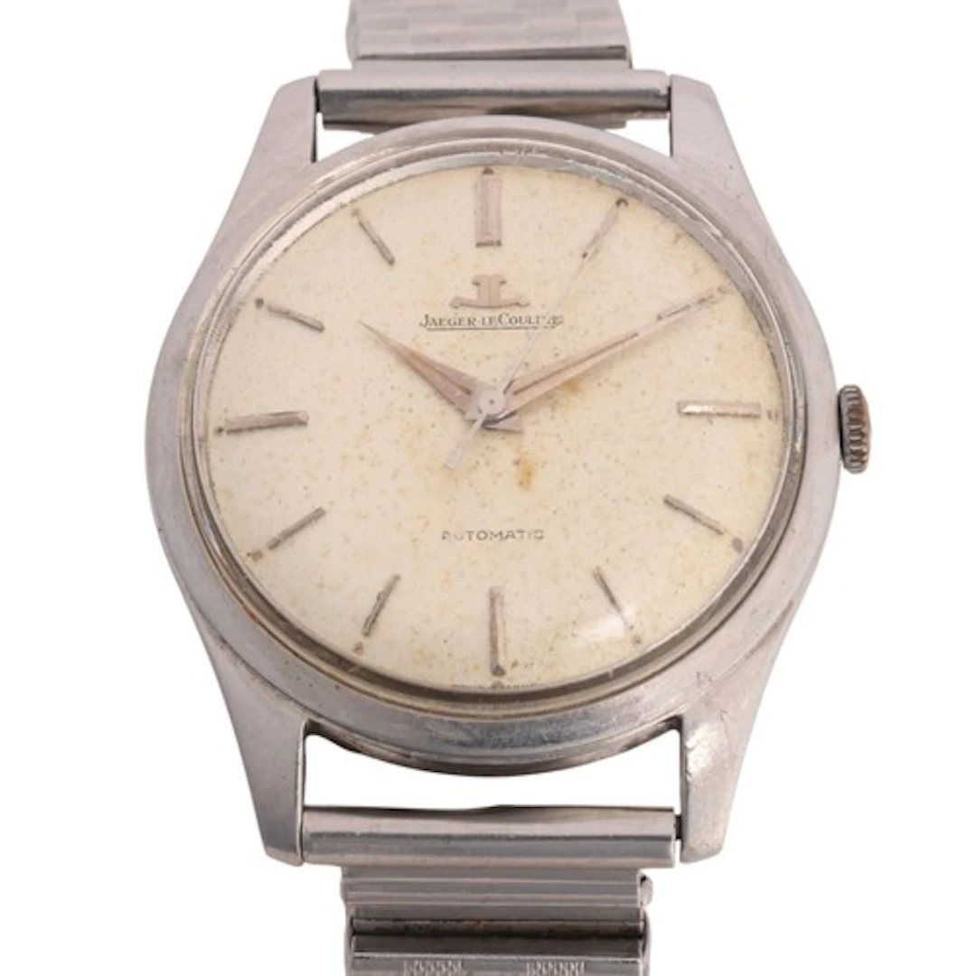 JAEGER LECOULTRE - a Vintage stainless steel automatic wrist...