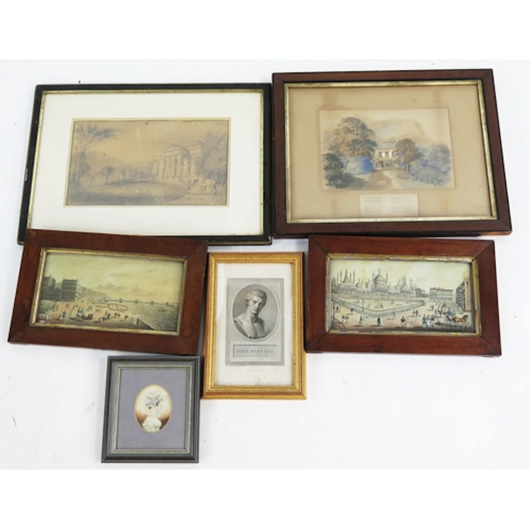 A selection of 19th century prints and engravings of various...