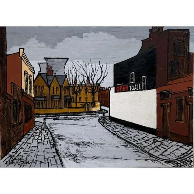 Noel Gibson British 1928-2005 oil on board mi-twentieth cent...