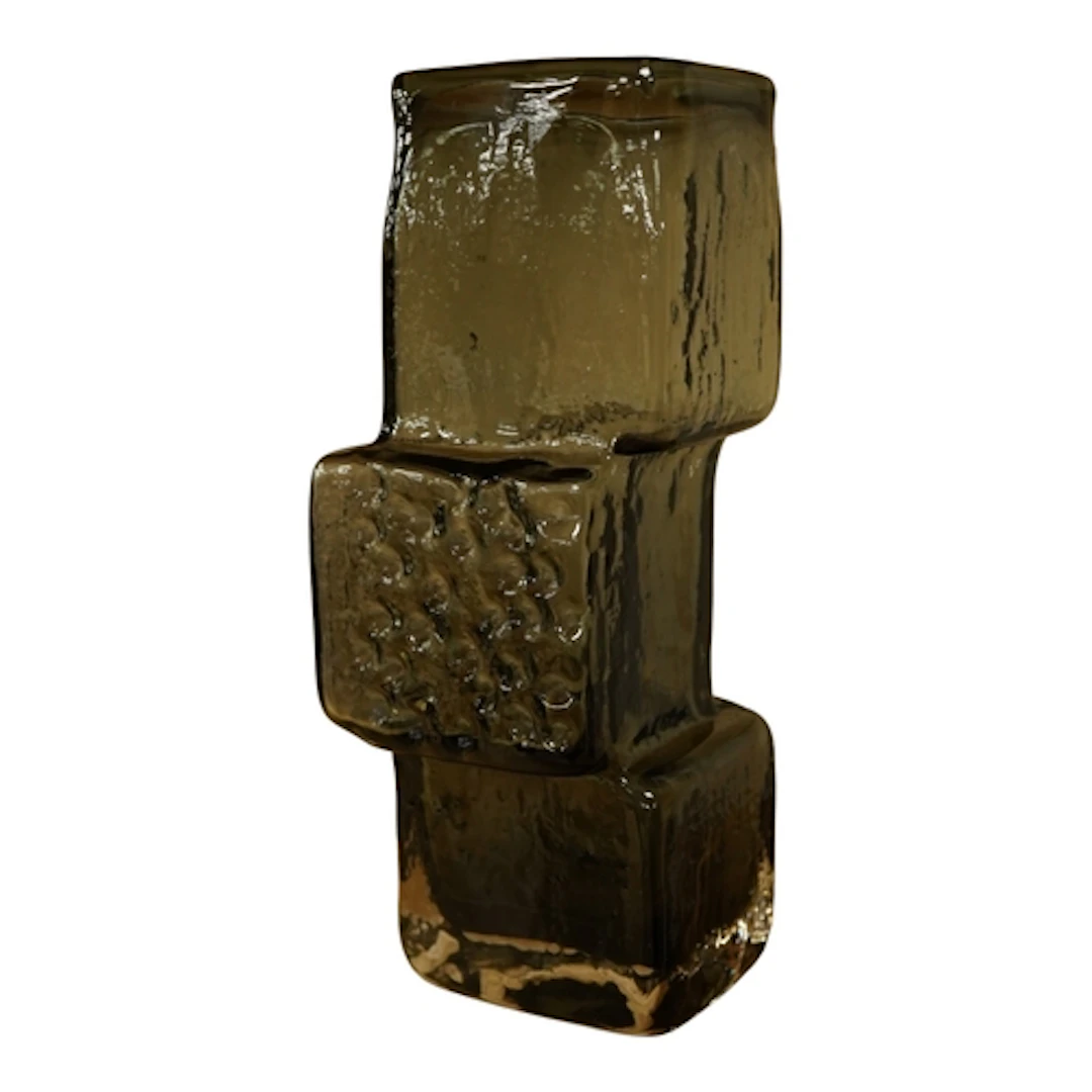 Geoffrey Baxter for Whitefriars, a drunken bricklayer glass ...