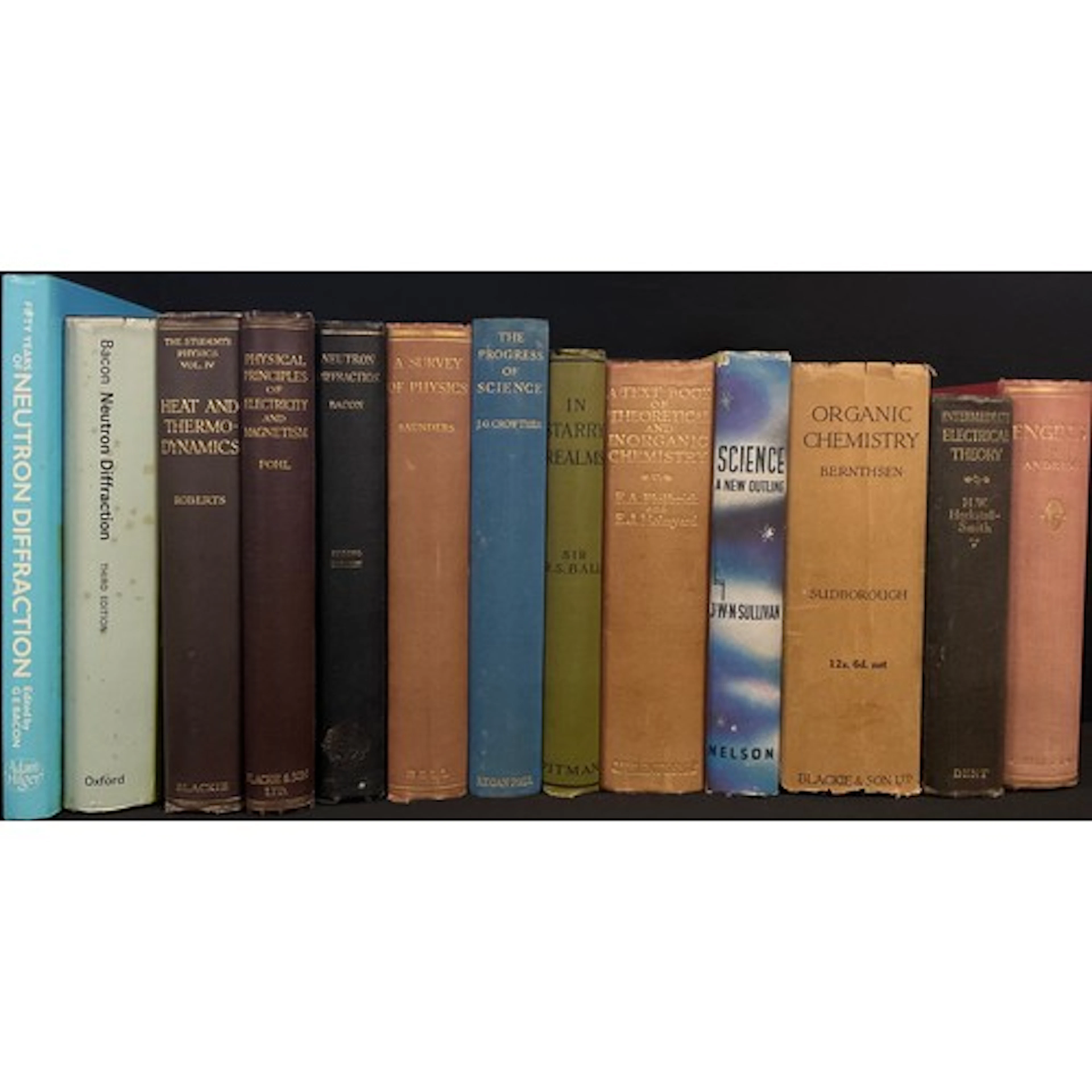 Books – Science and physics, presented by Professor G. E. Ba...