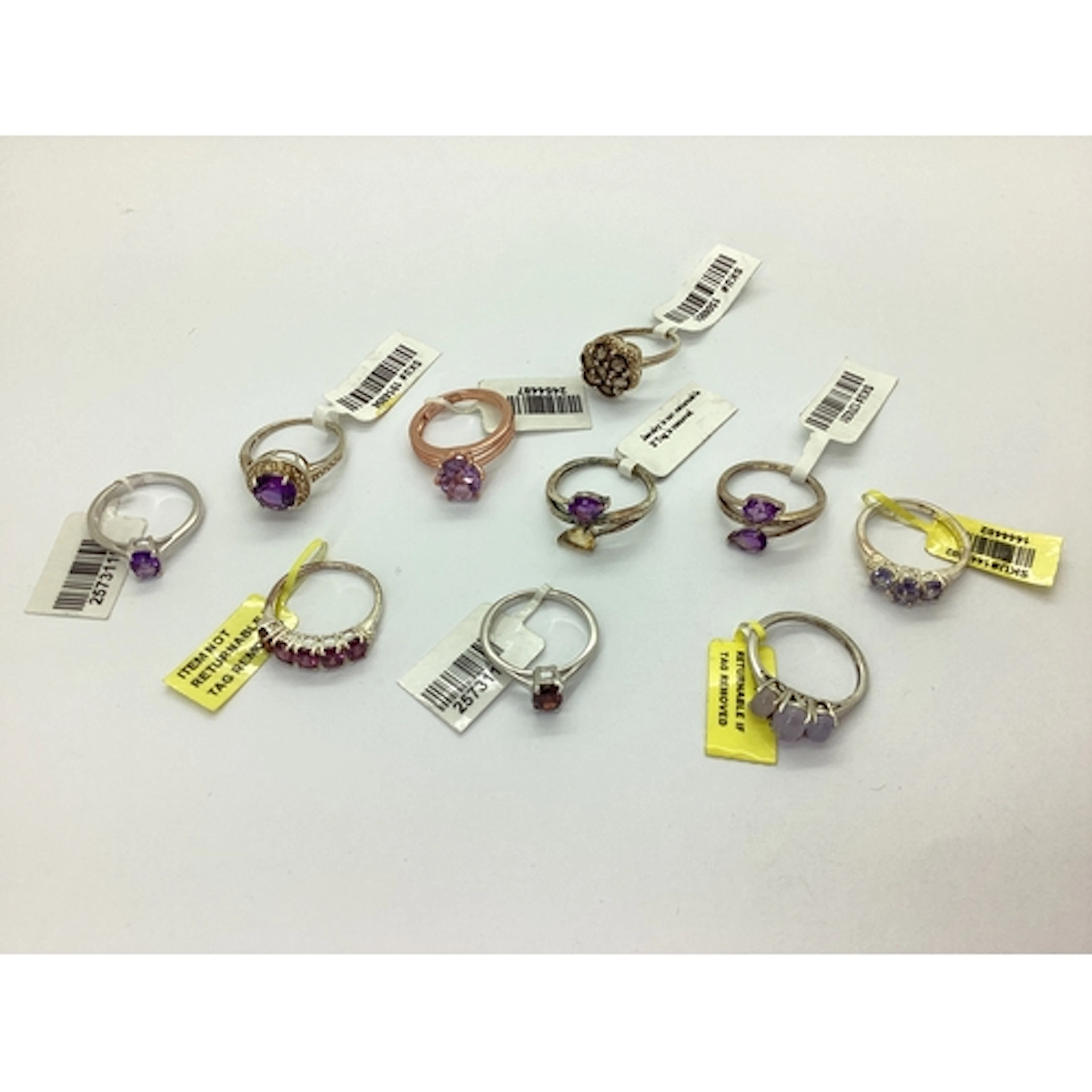A Collection of Modern Stone Set Dress Rings, of various des...
