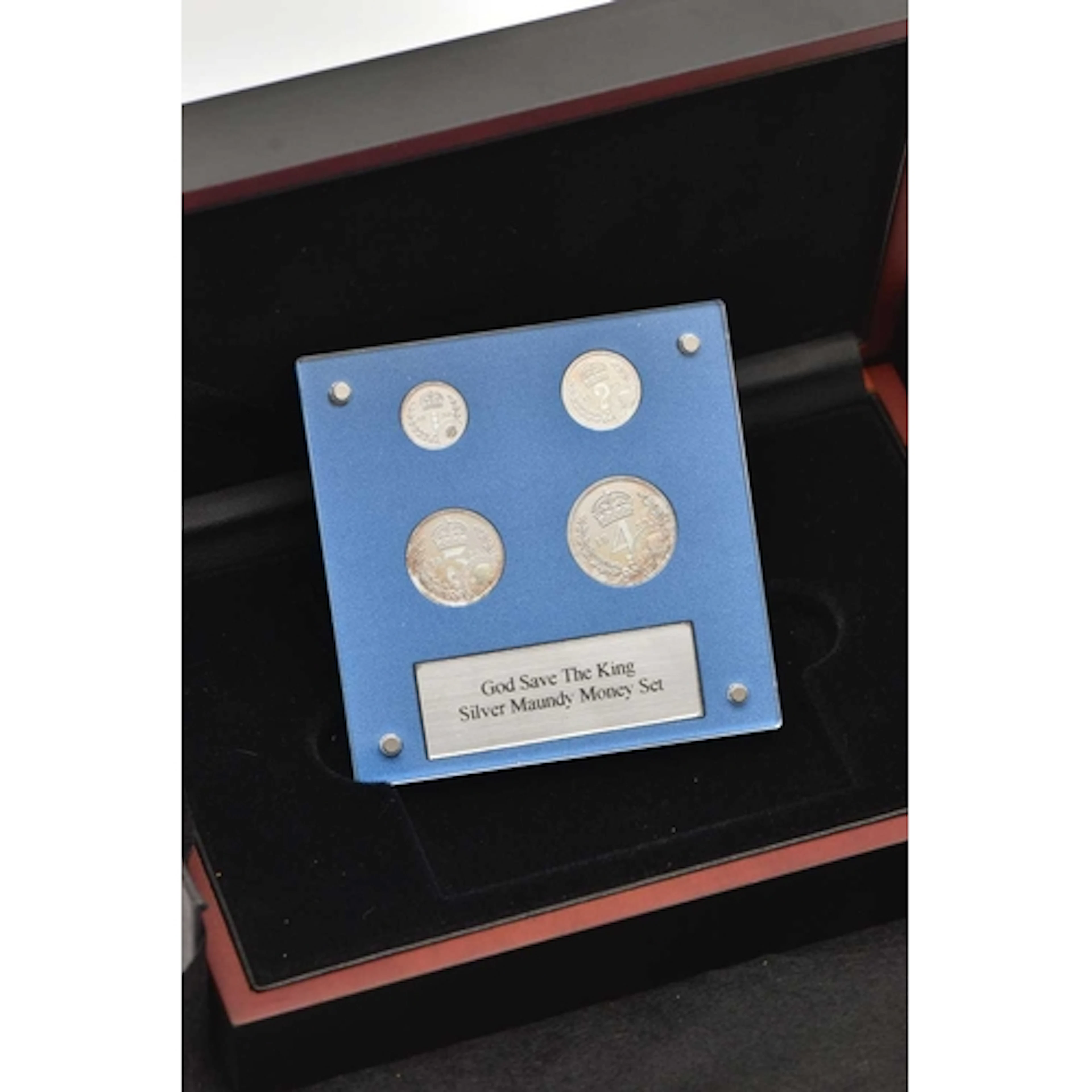 Silver. A cased Gibraltar Issued Commemorative Maundy Set Da...