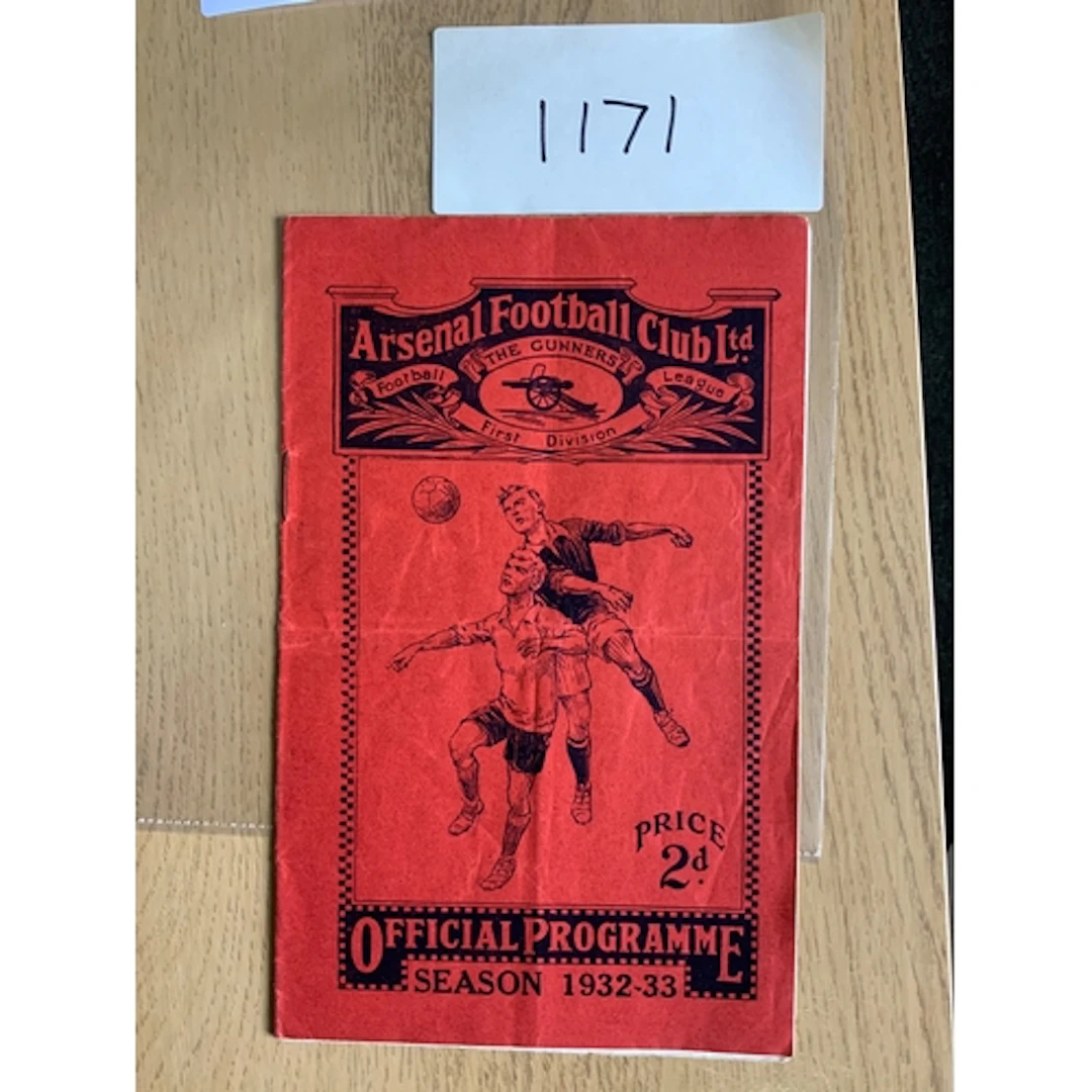 1932 - 1933 Arsenal v Corinthians Football Programmes: Frien...