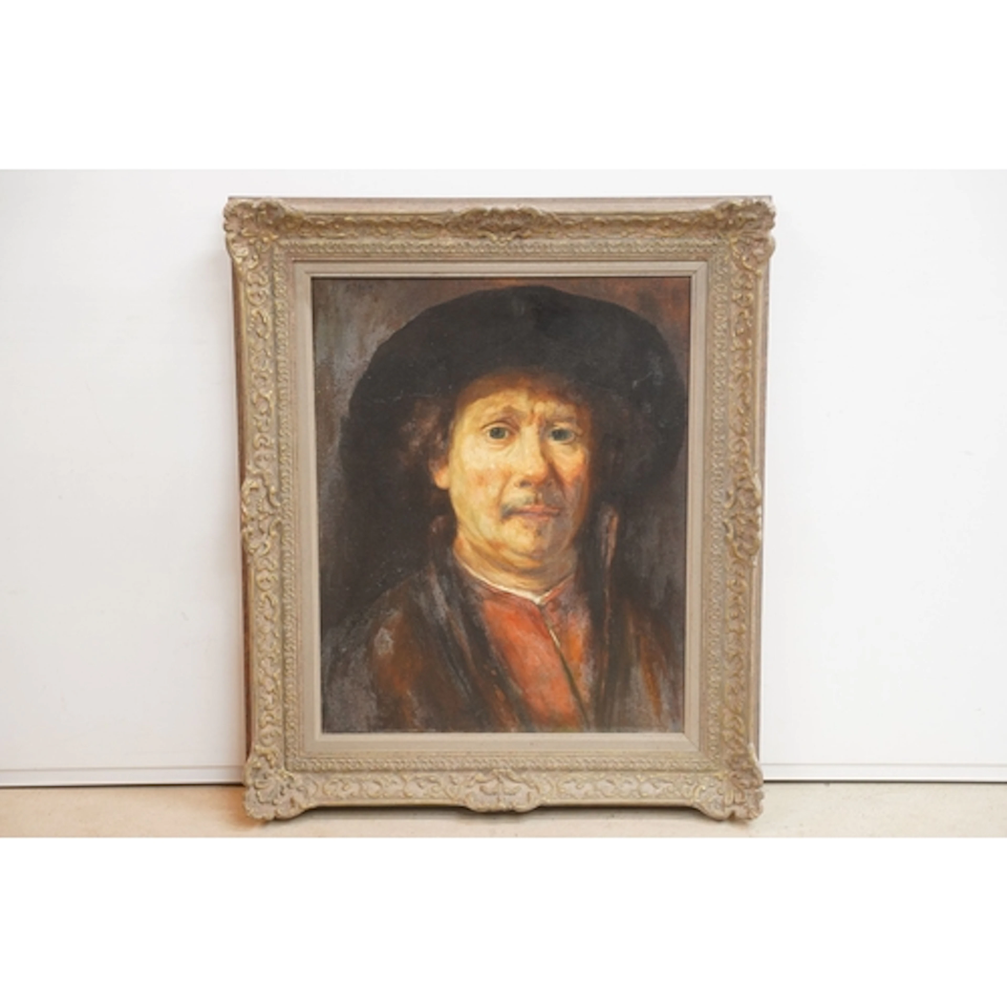 D Allen, head and shoulders portrait of a man in the manner ...