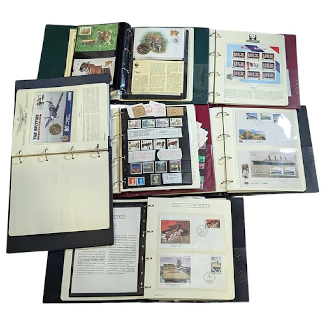 A collection of vintage 20th century postage stamps. The col...