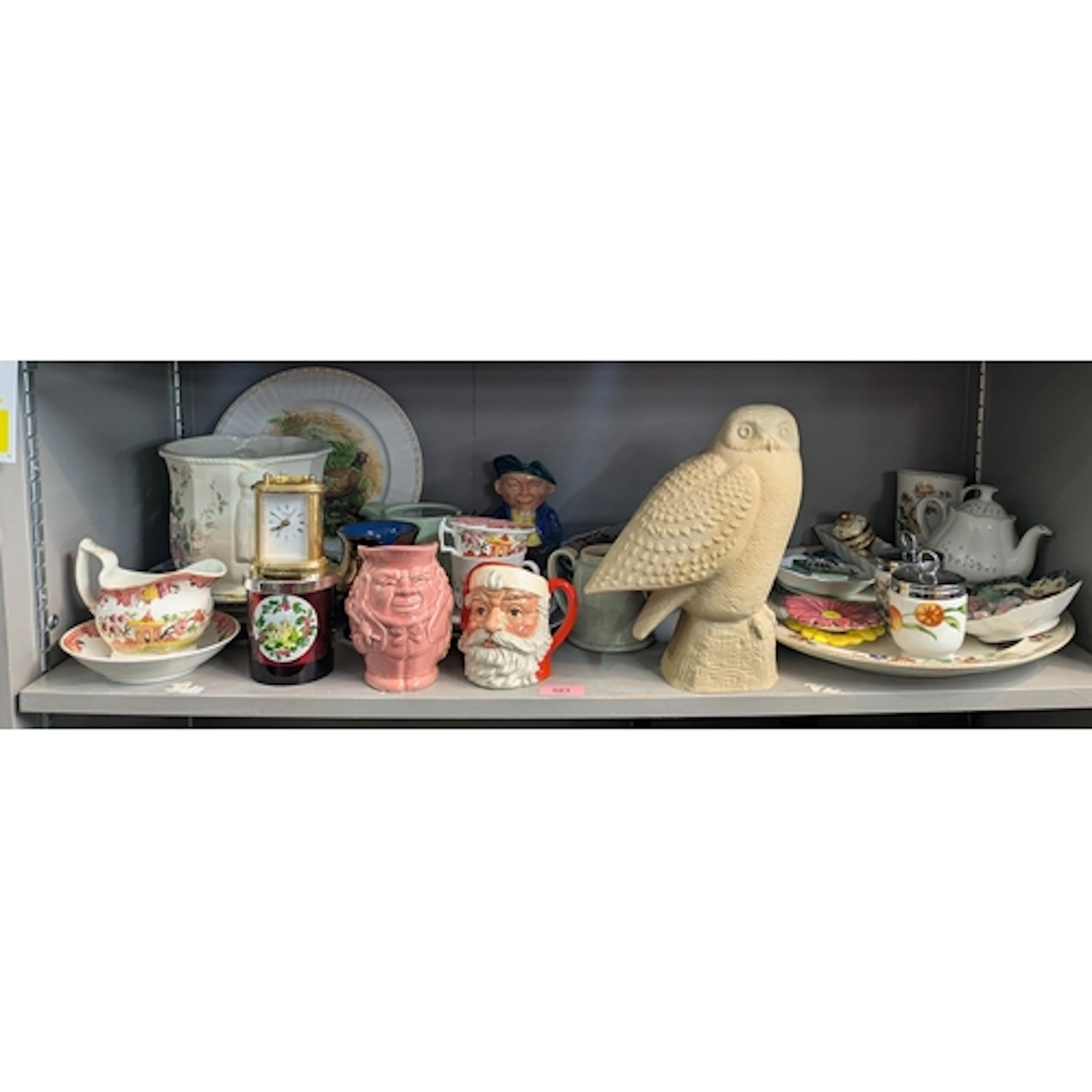 A mixed lot to include Toby jugs, Chinese inspired ceramics,...