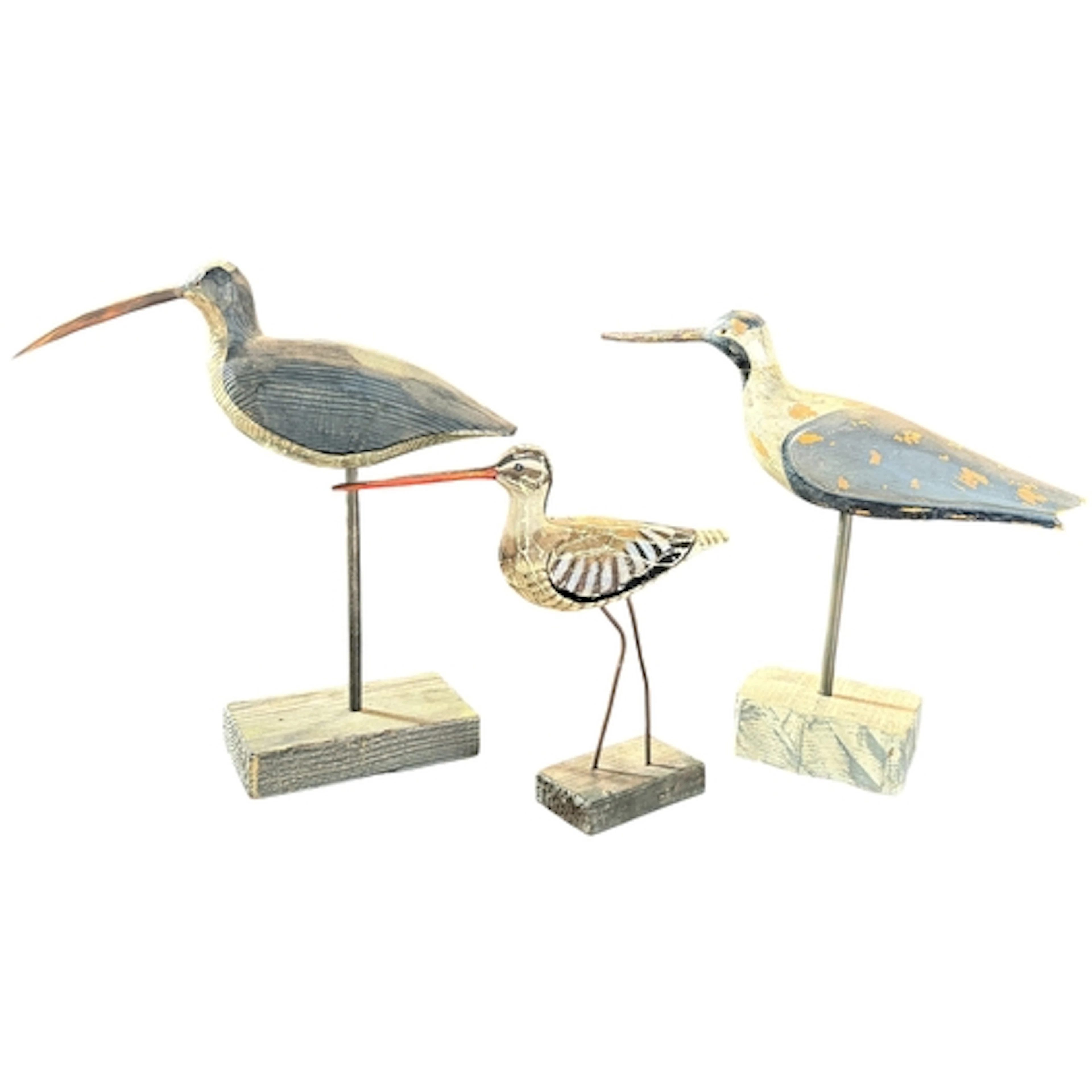 In the manner of Guy Taplin (British 1939-): three carved an...
