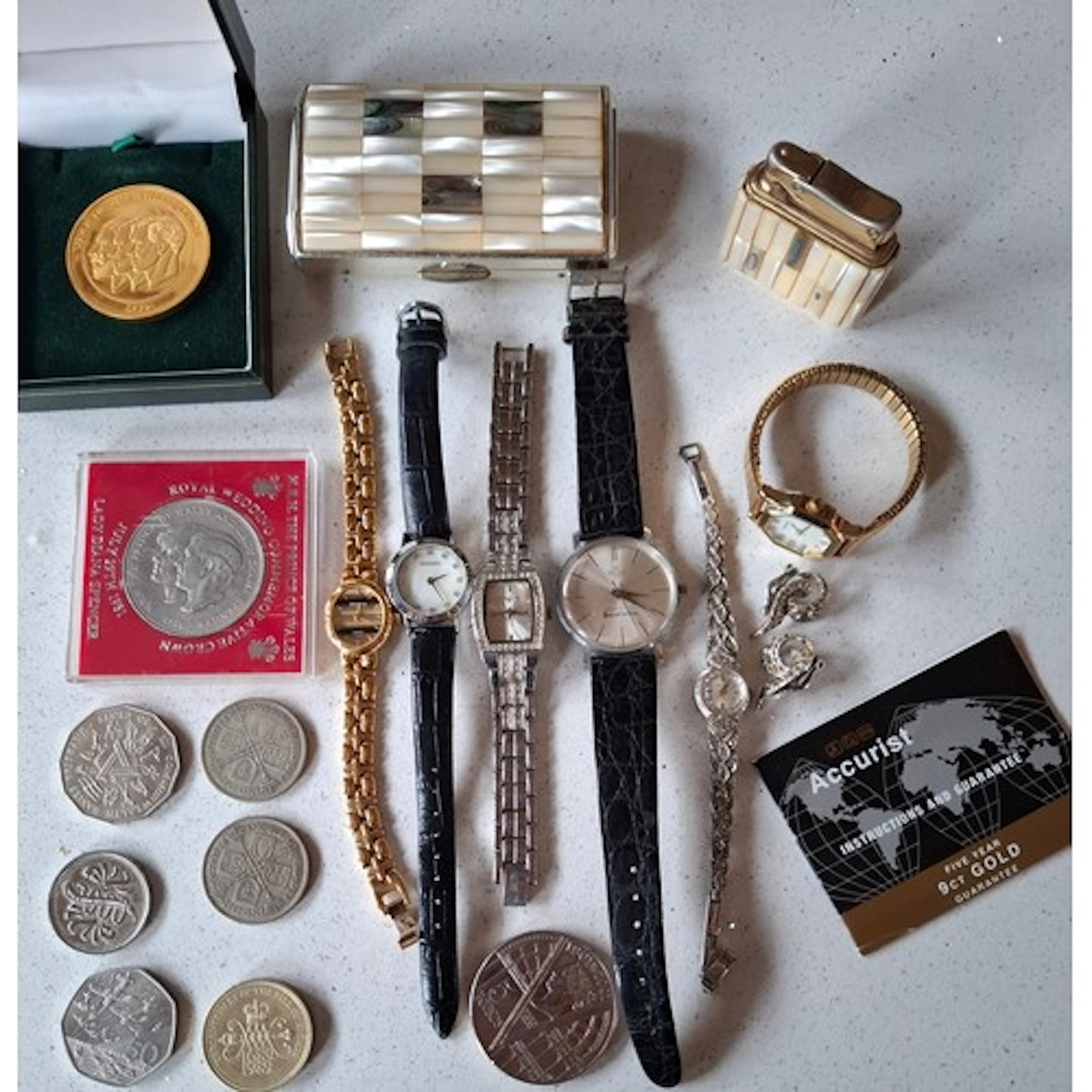 A group of watches to include a gents Wilson Special de Luxe...
