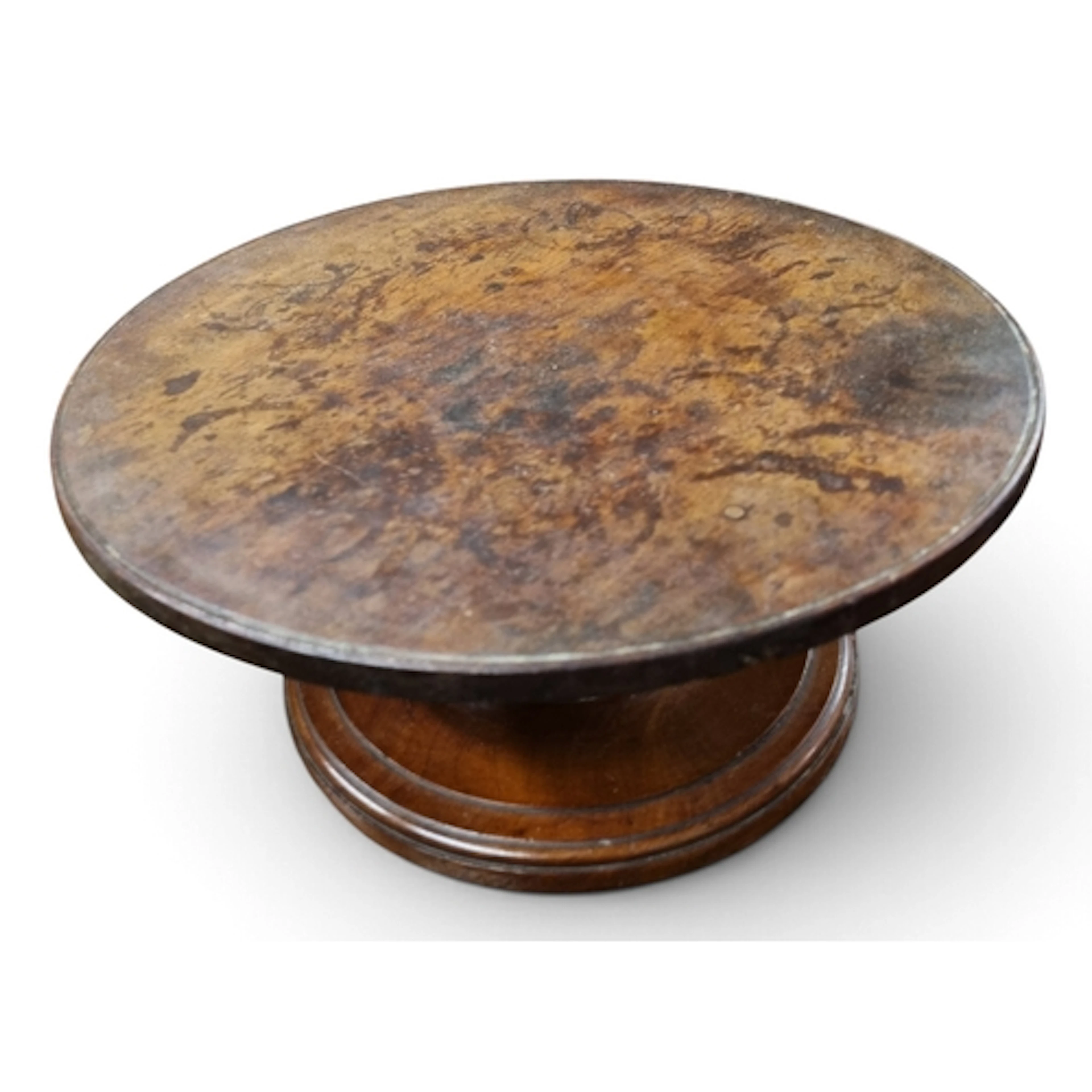 An early 19th Century Mahogany Lazy Suzie. D 33 x H 13.5 cm ...