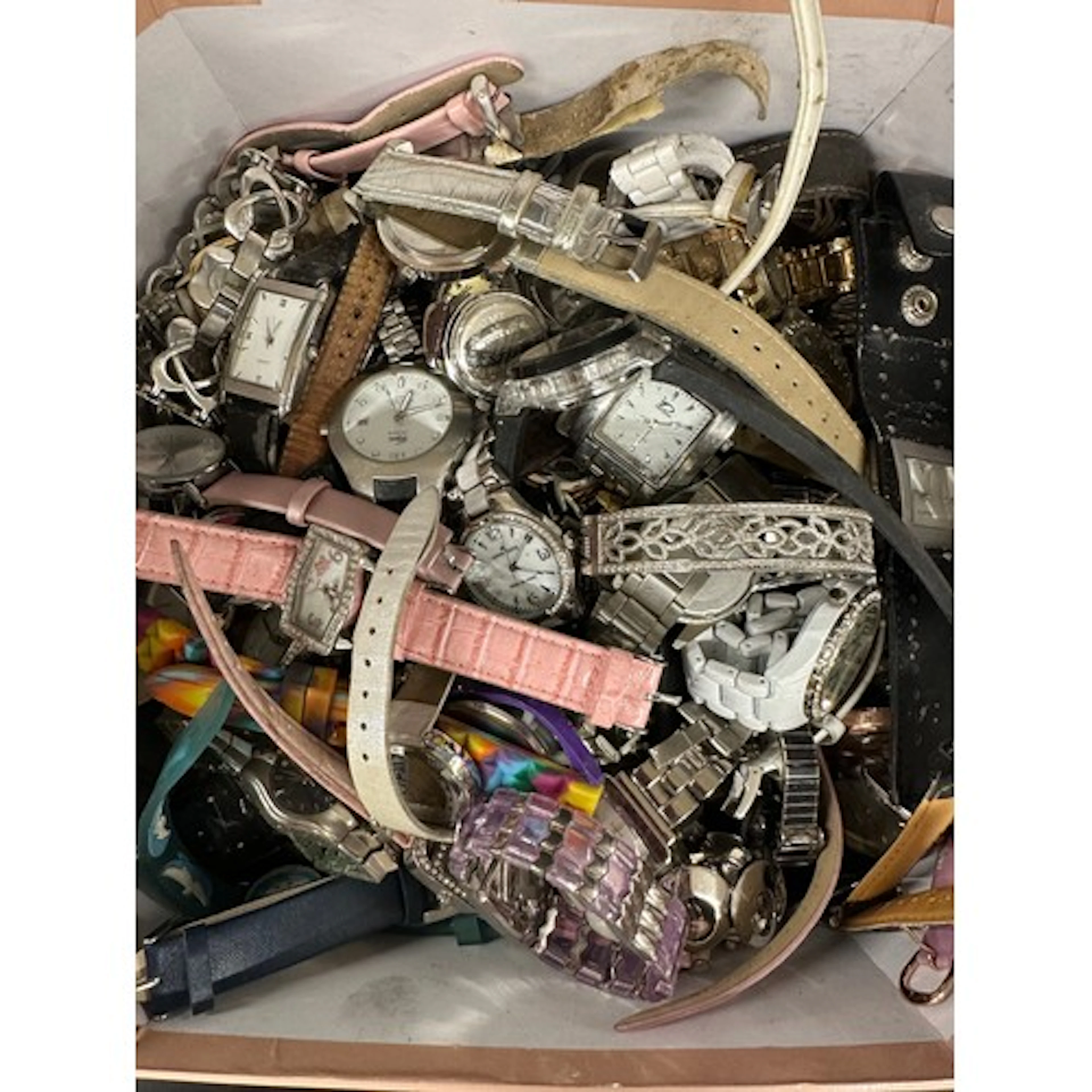 A collection of wristwatches