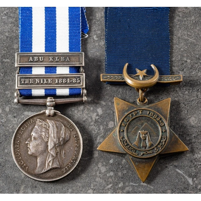 An Egypt pair to '3915Bur D E Houlden 9th Co C&TC' (Commissa...
