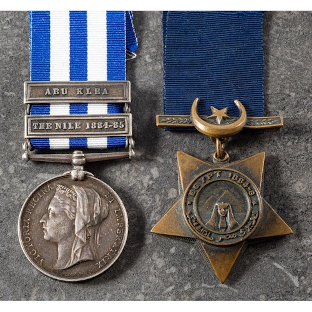 An Egypt pair to '3915Bur D E Houlden 9th Co C&TC' (Commissa...