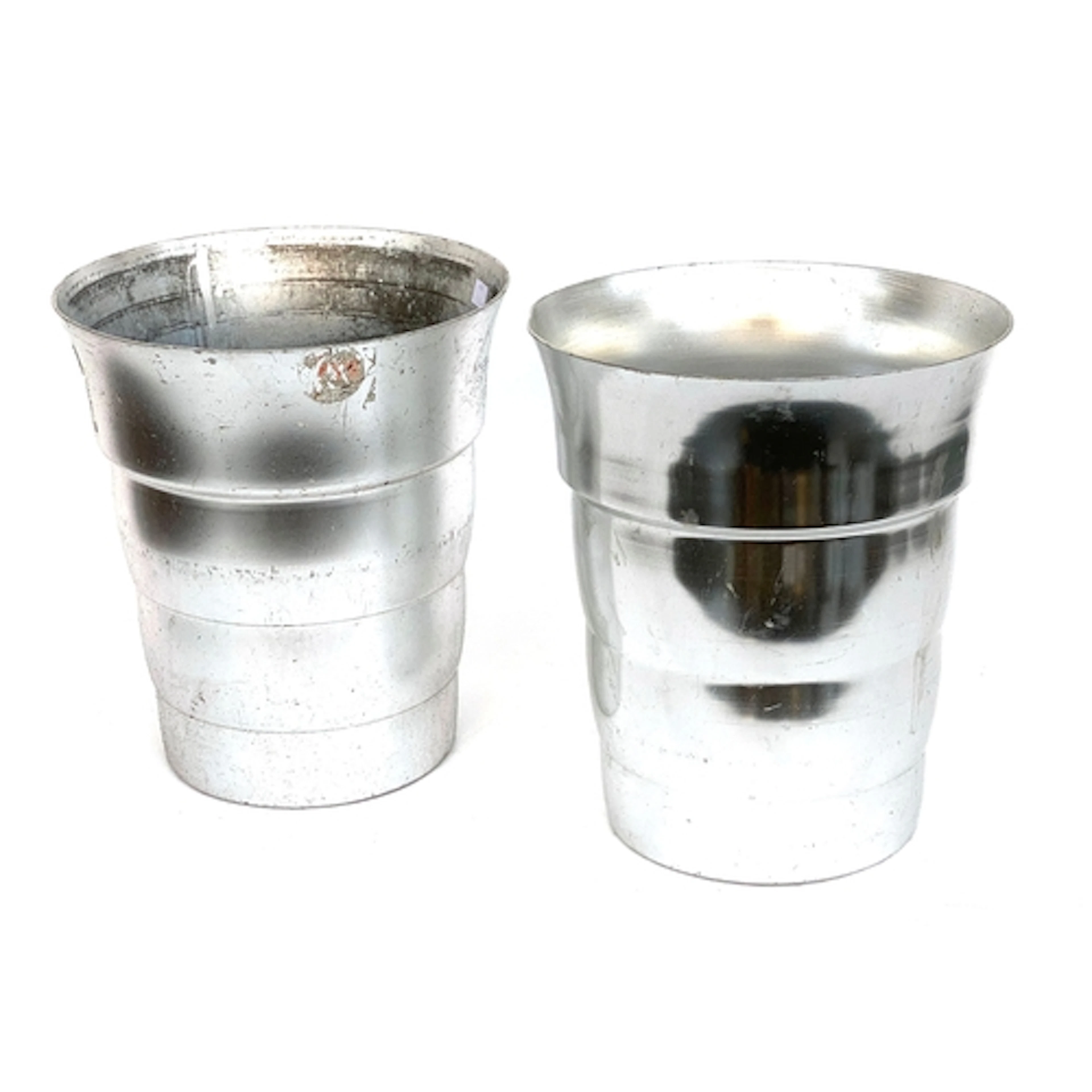 Two 1920s waste paper baskets from the Savoy Hotel, one stam...