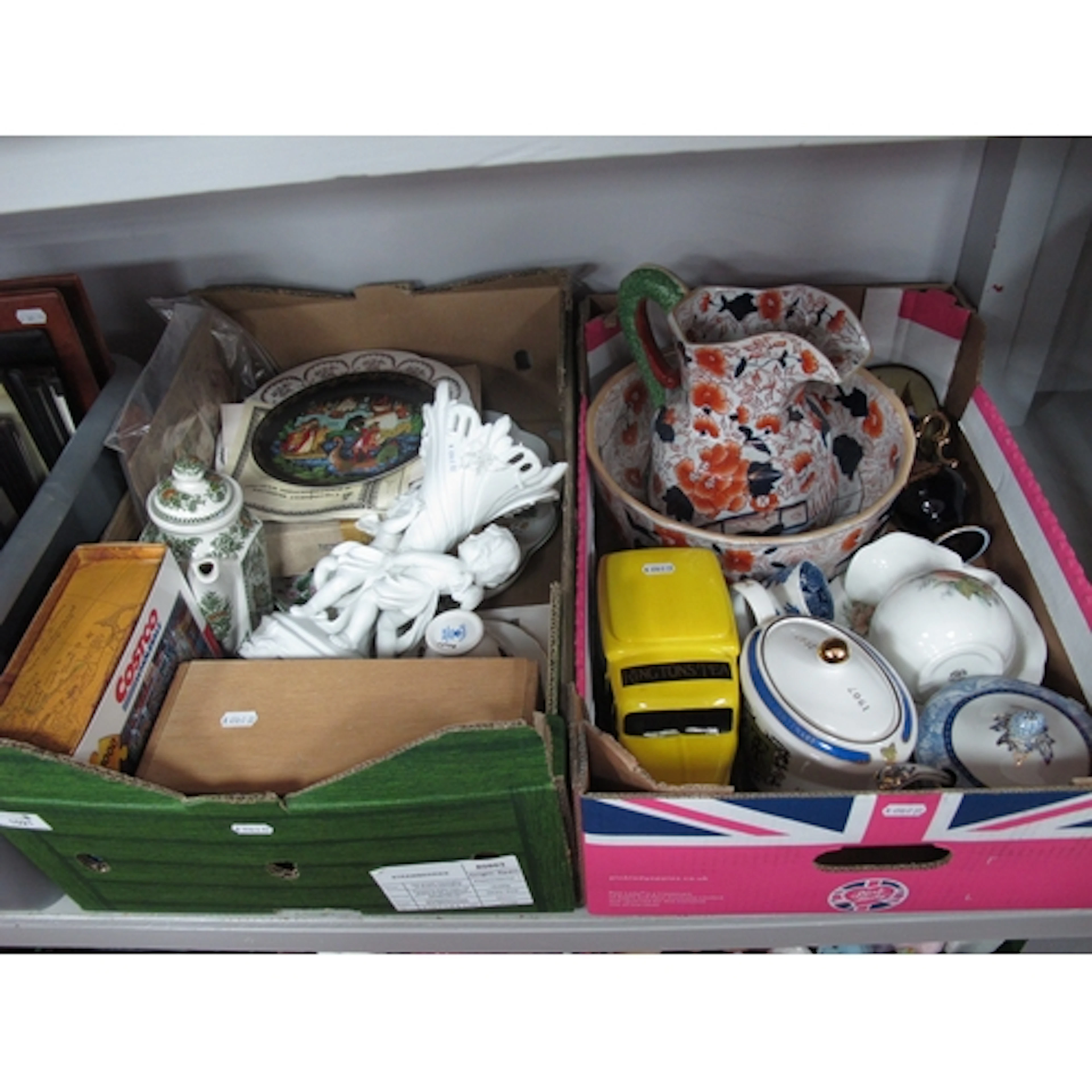 Ceramics and Collectables, including large Imari style irons...