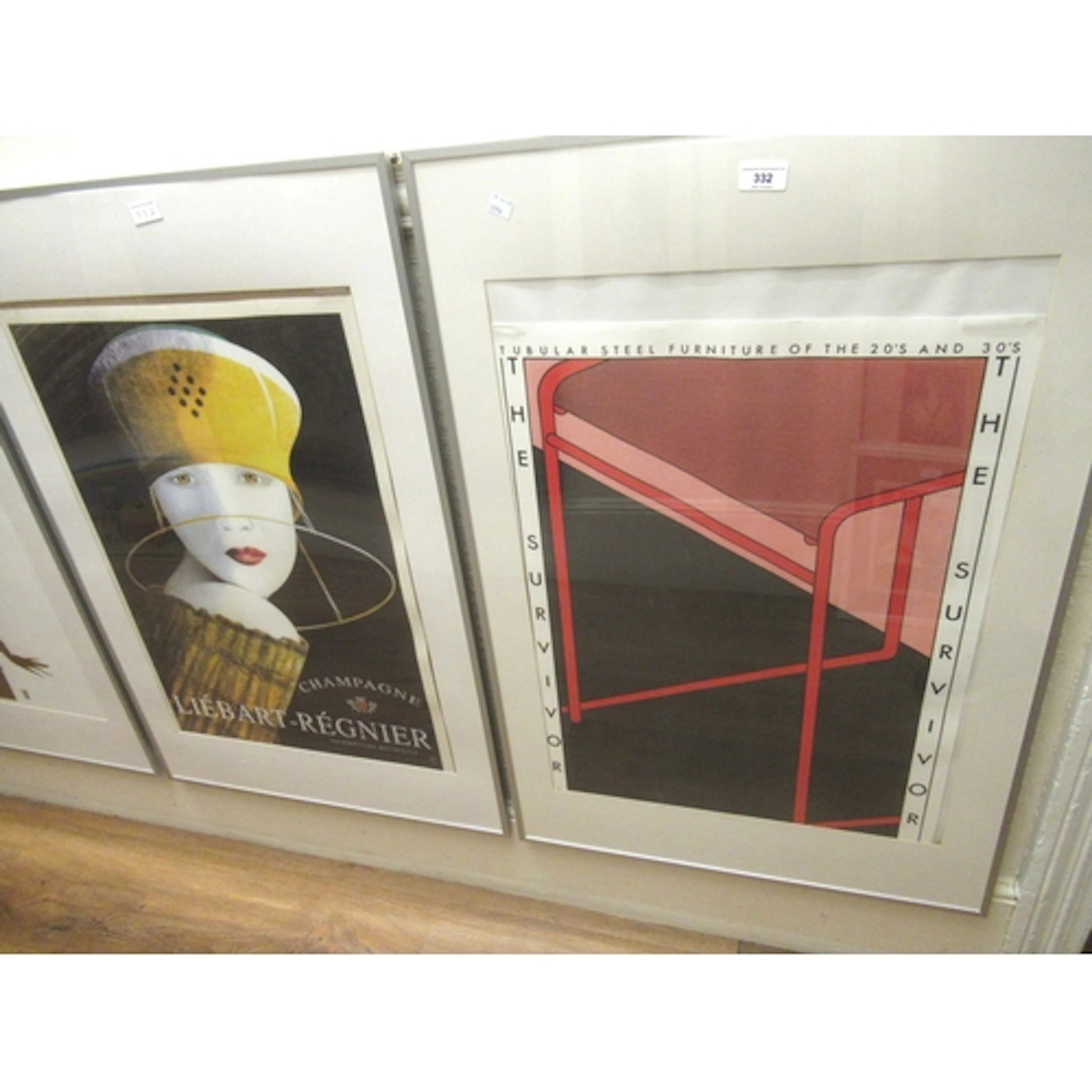 Modern coloured poster print ' The Survivors Tubular Steel F...