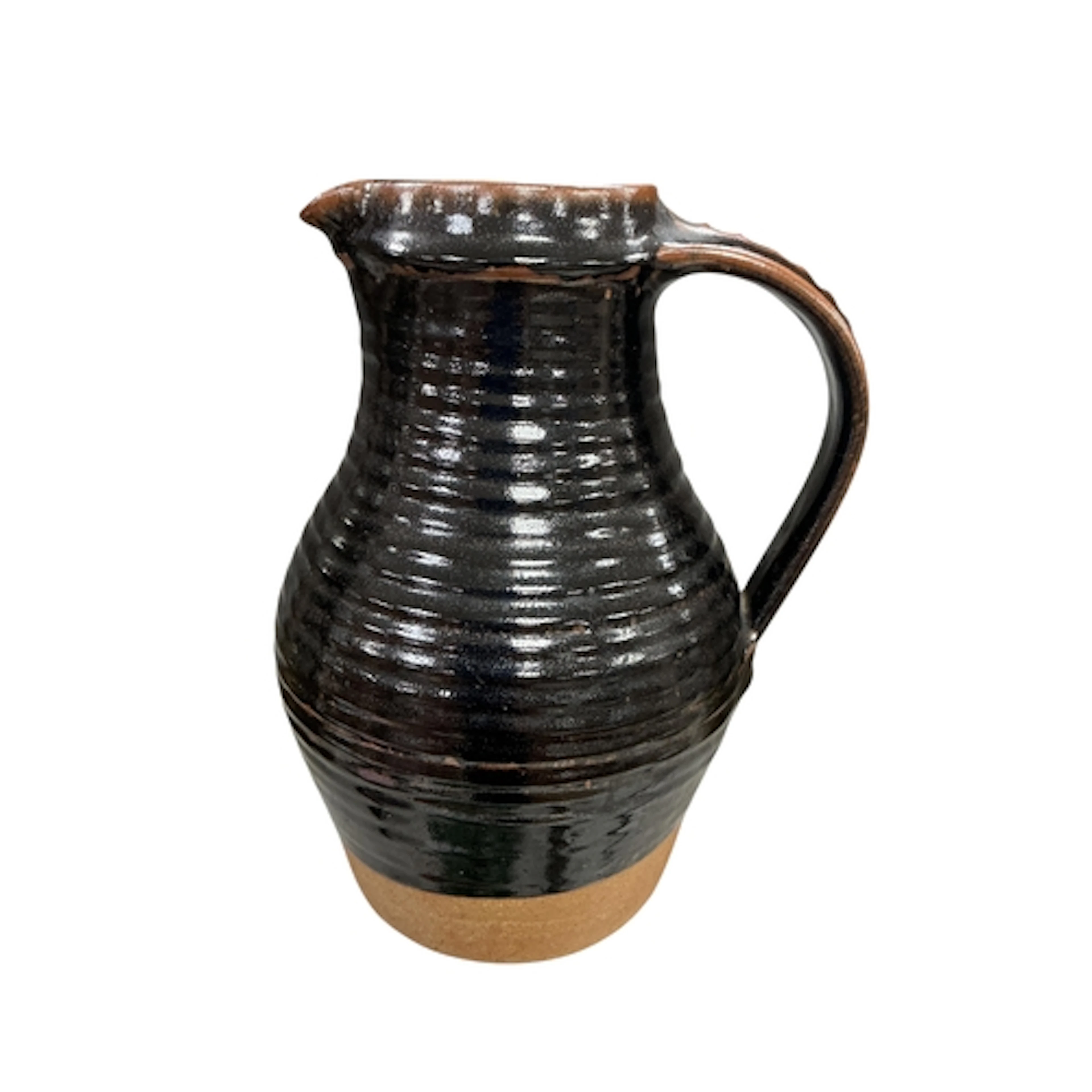 John Leach (1939 / 2021) a studio pottery jug with partial t...