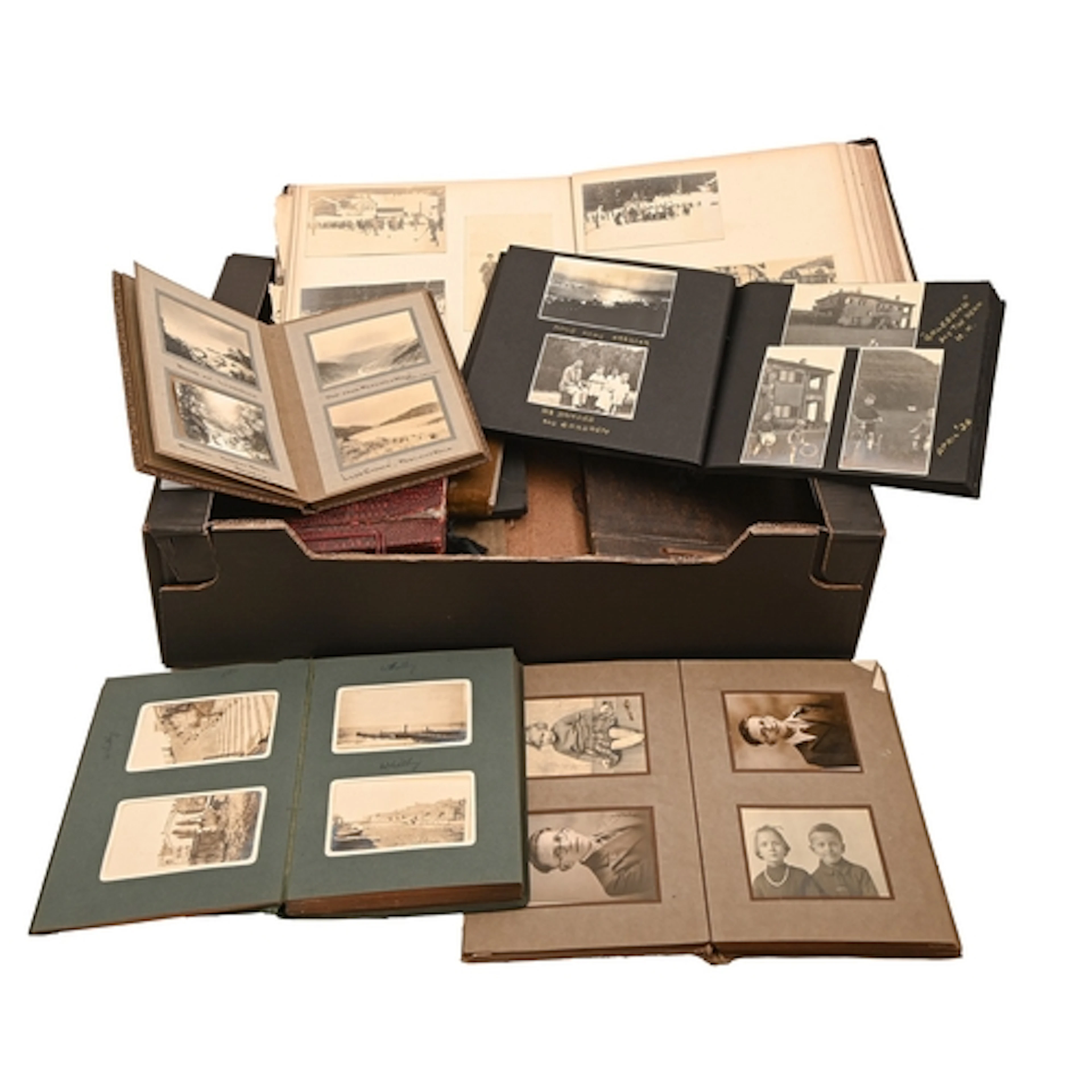 Photography. Miscellaneous photograph albums, early 20th c, ...