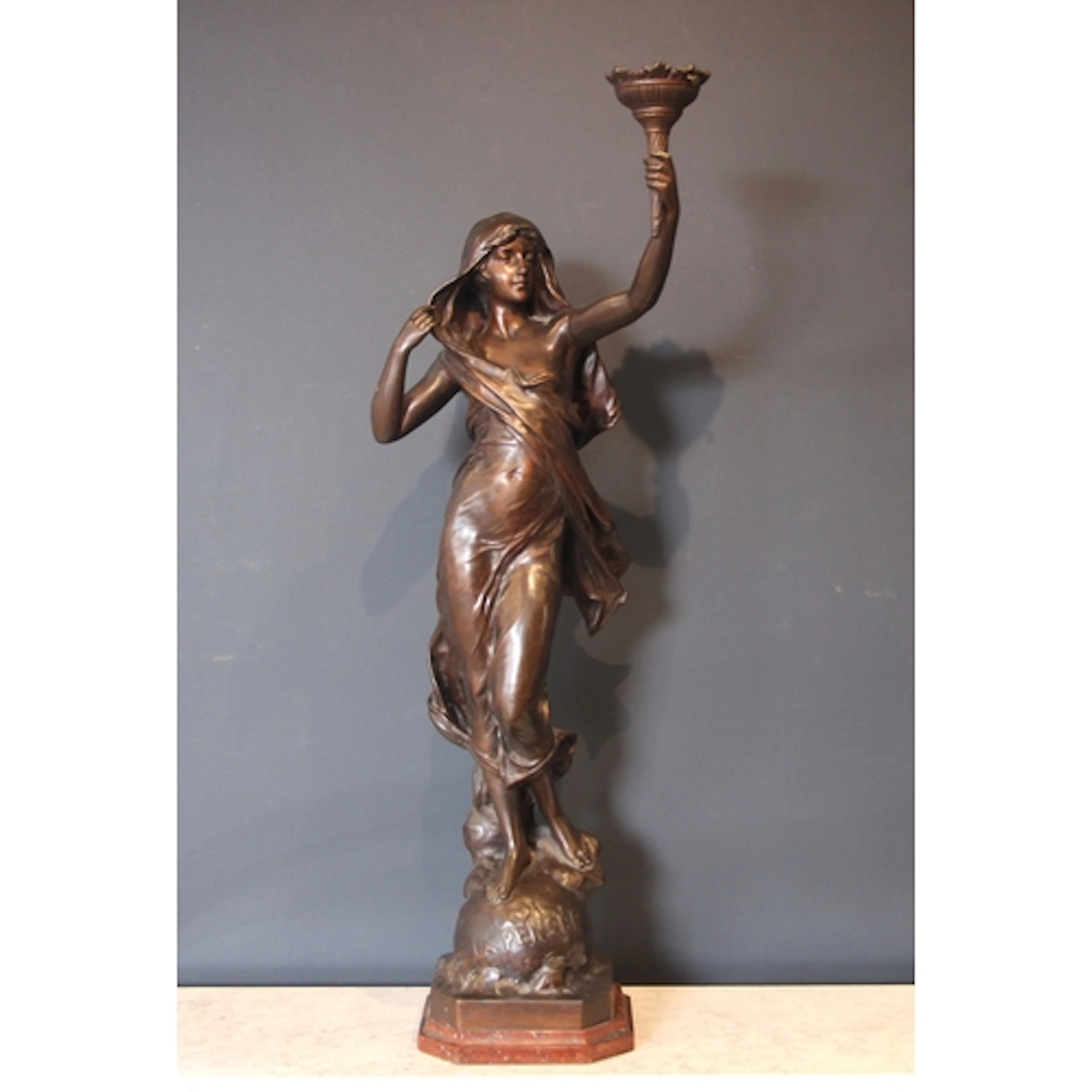 After Eugene Marioton (France, 1857-1933), 'La Pensee' [The ...