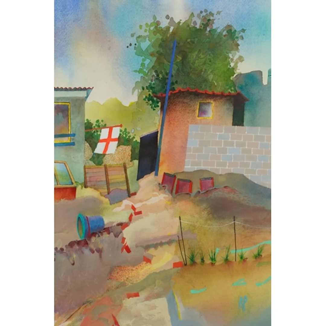 J Richard Plincke - The Garden Shed on St. George's Day, 20t...