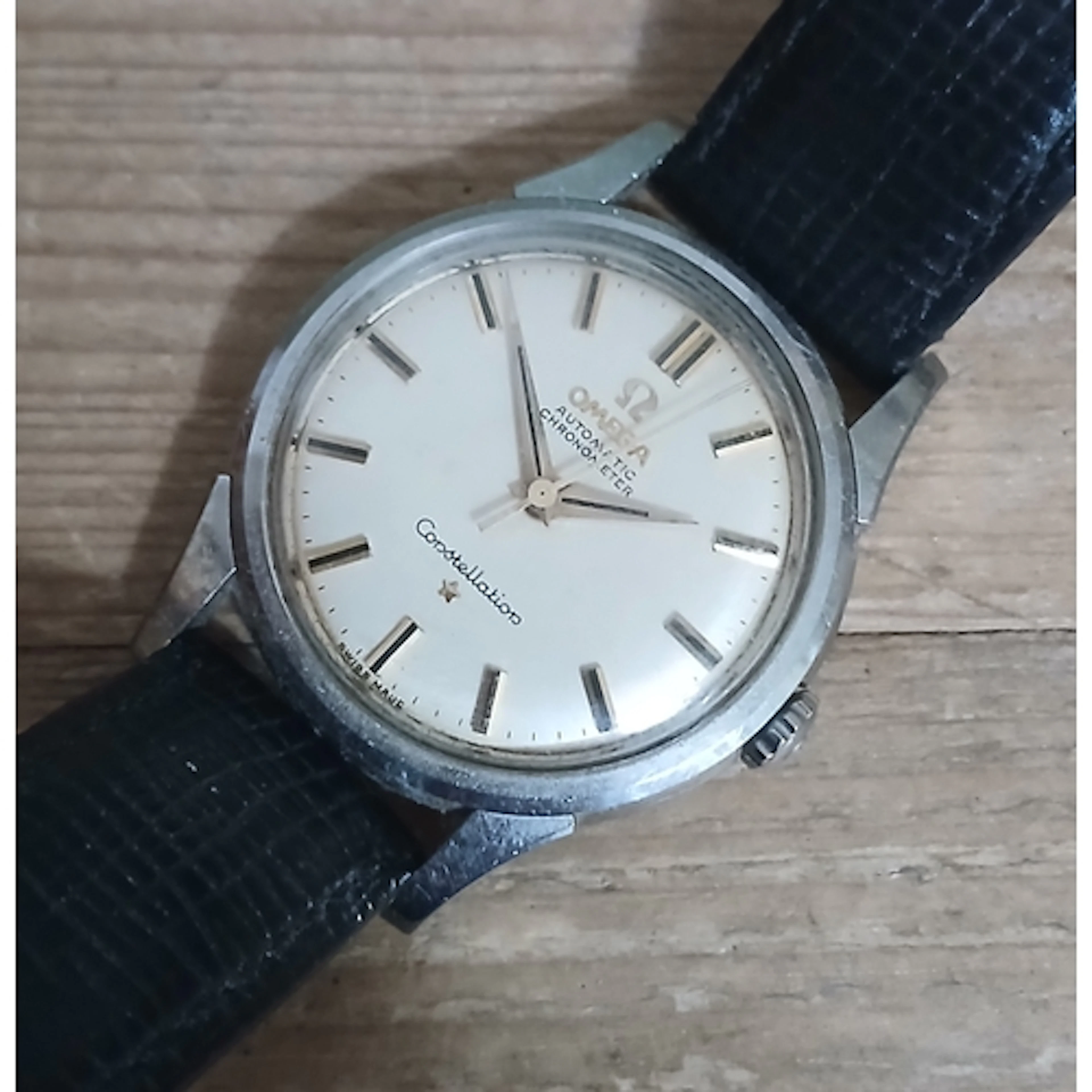 OMEGA, a vintage stainless steel Constellation Chronometer, ...