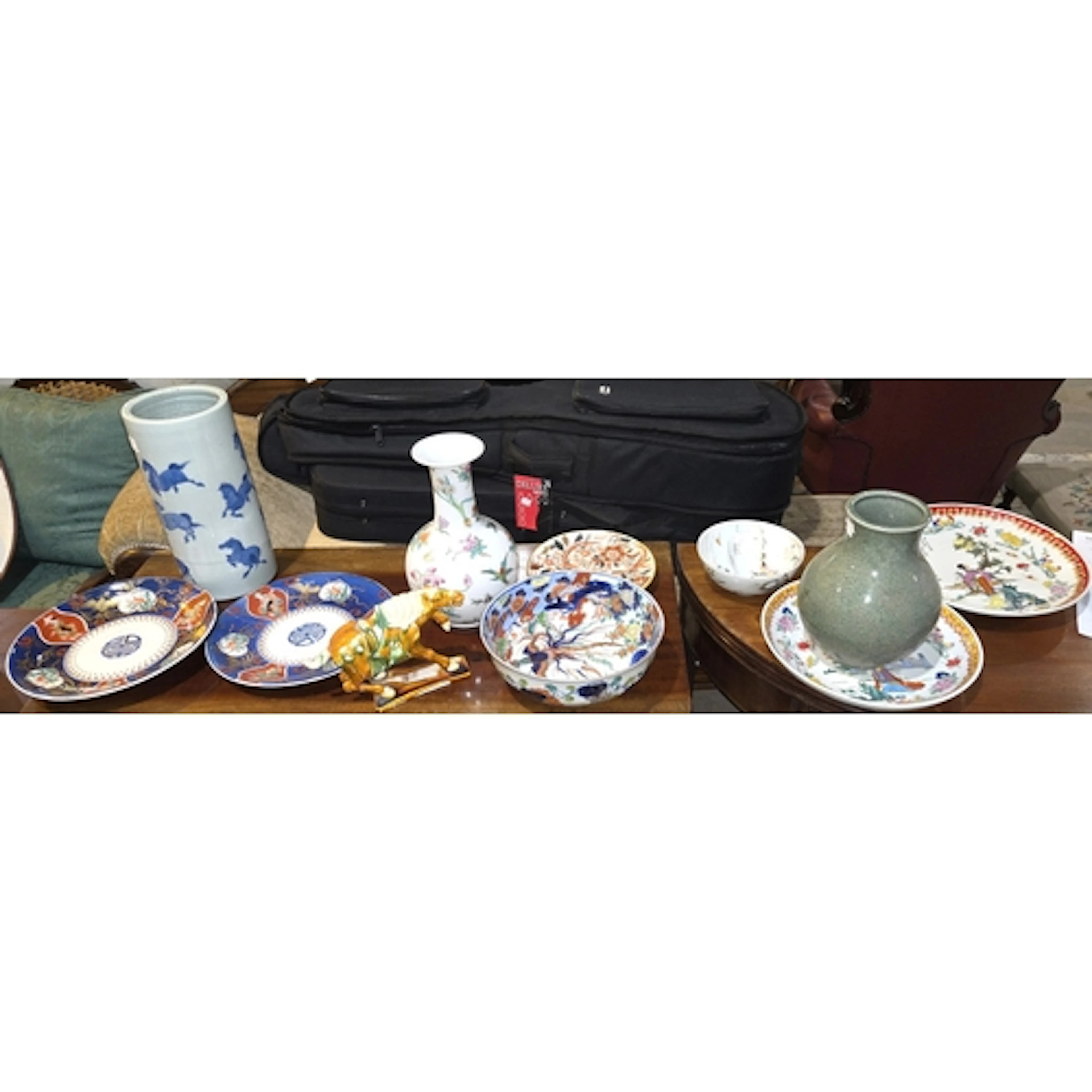 A large selection of Chinese ceramics