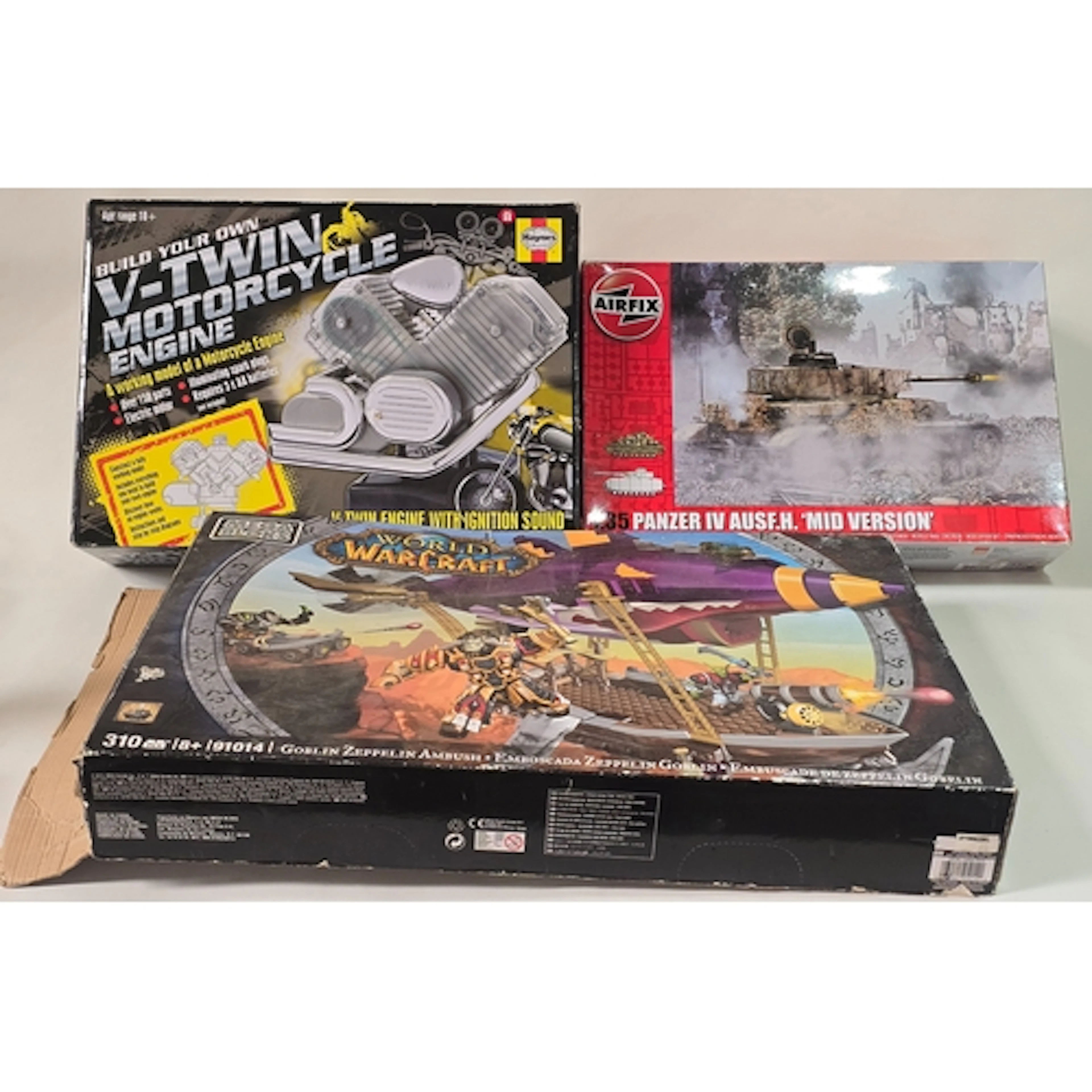 Collection of boxed toys to include unstarted Airfix Panzer ...