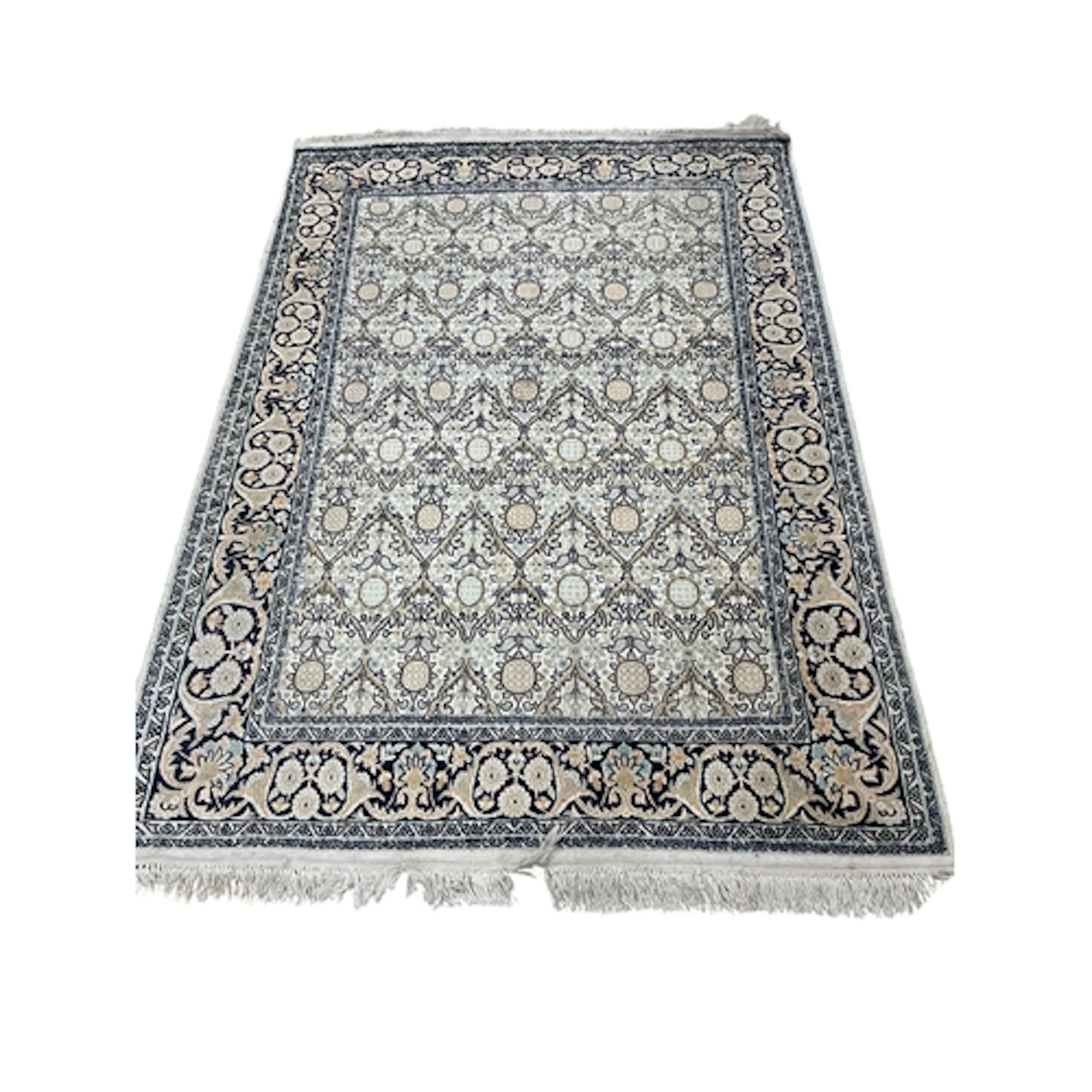 A North West Persian pale green ground rug, 182 x 122cm...