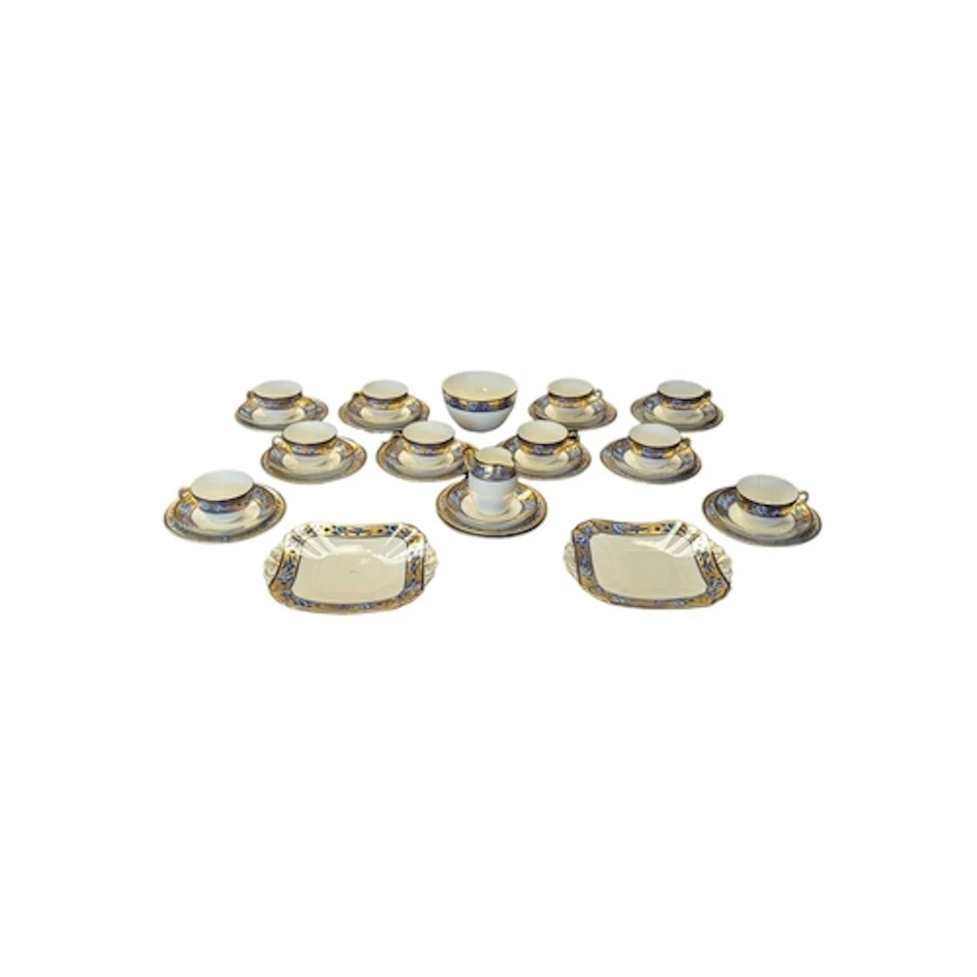 Shelley - An early 20th century Art Deco fine bone china par...