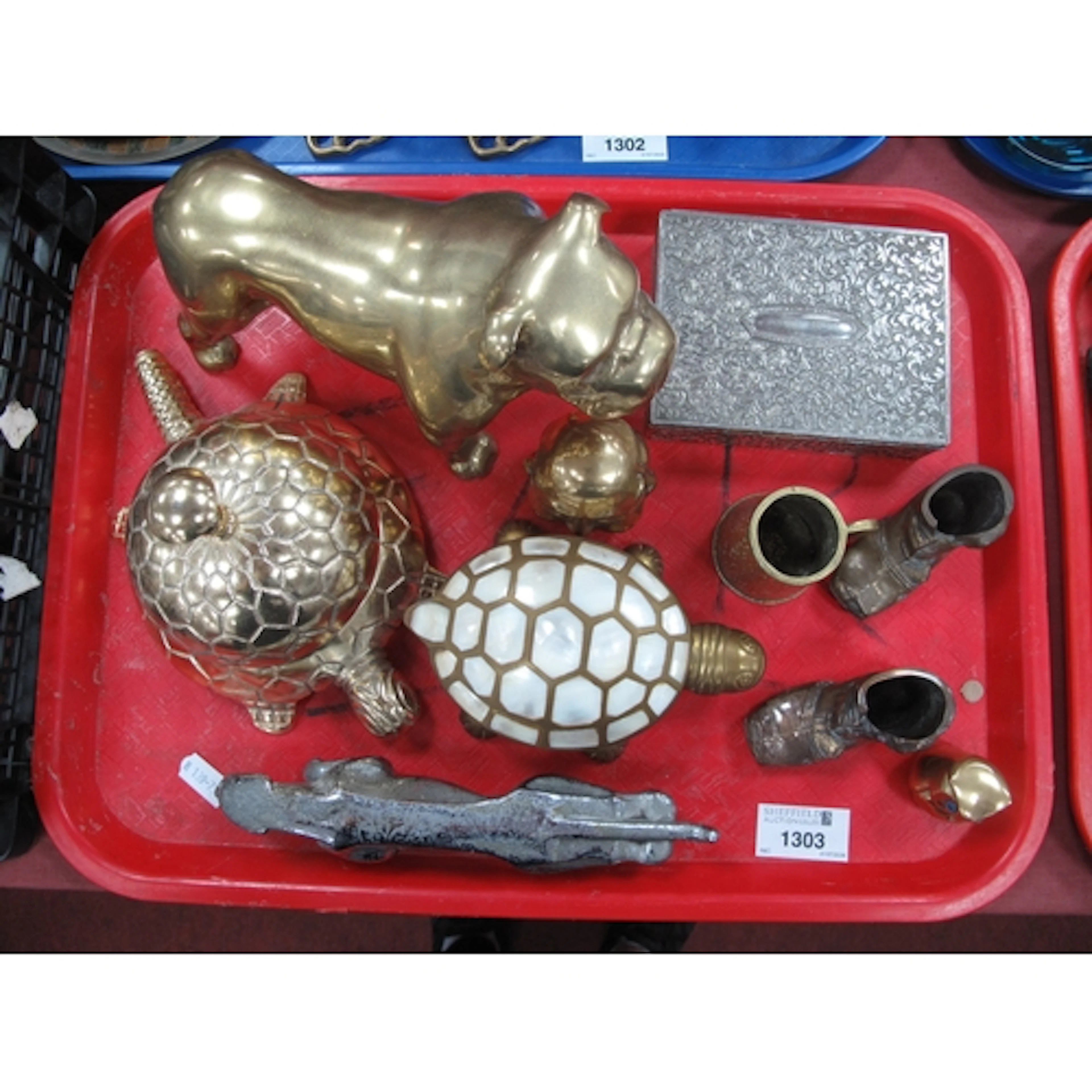 Chrome Jaguar Car Mascot 19cm long, brassware, white metal b...