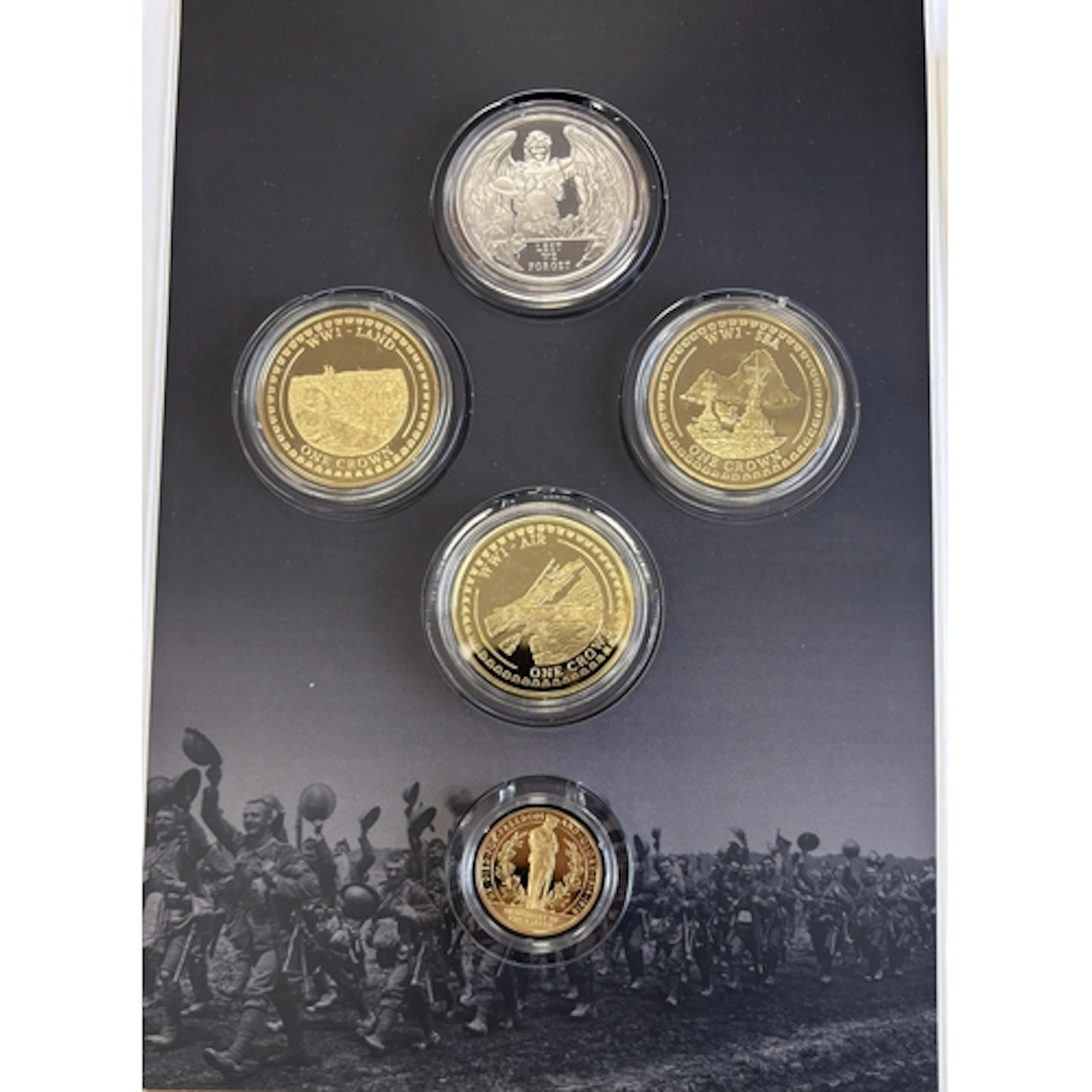 Gibraltar. 2017 'A War to end all Wars' set of 5, including ...