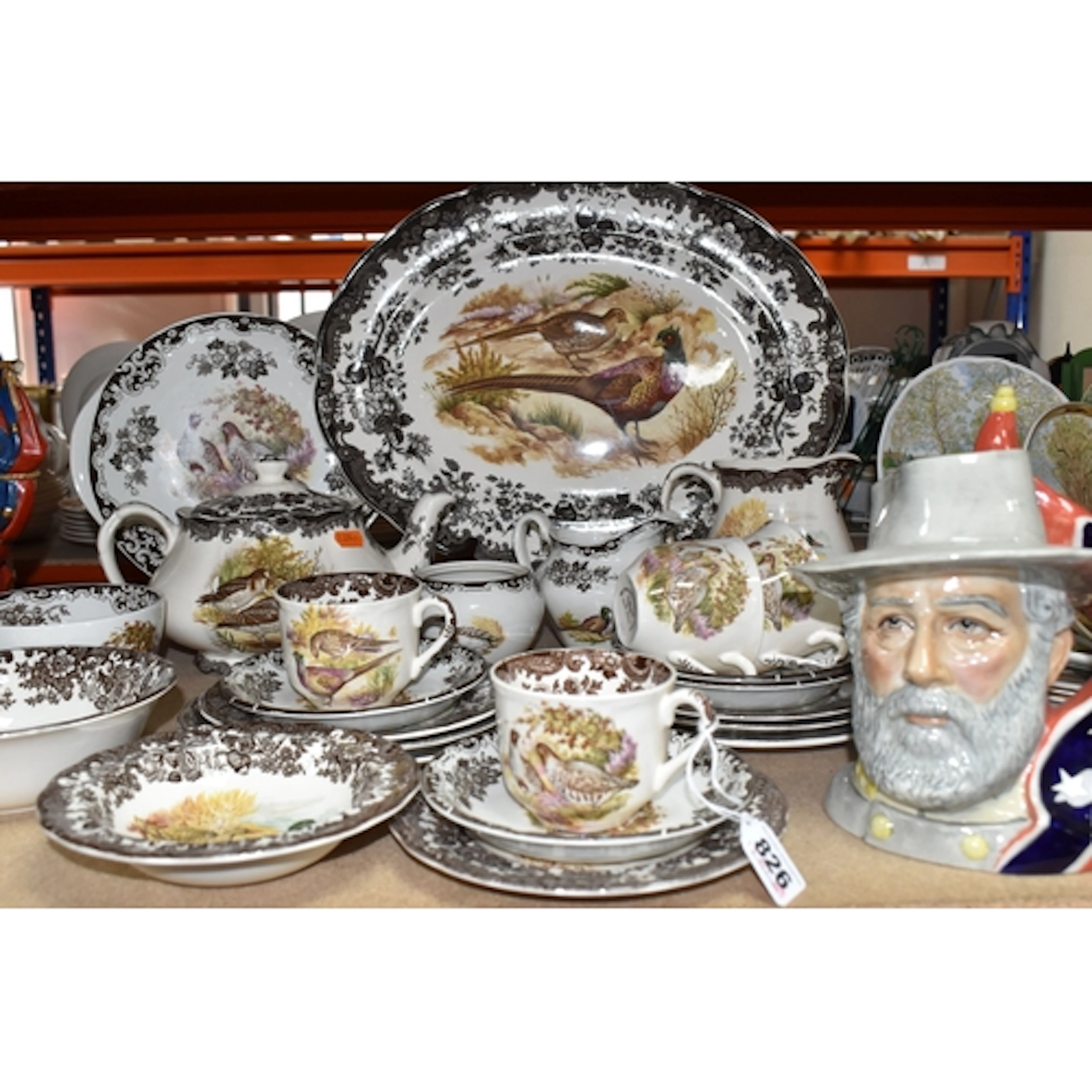 A GROUP OF PALISSY 'GAME SERIES' AND BURLEIGH 'HIGHLAND GAME...