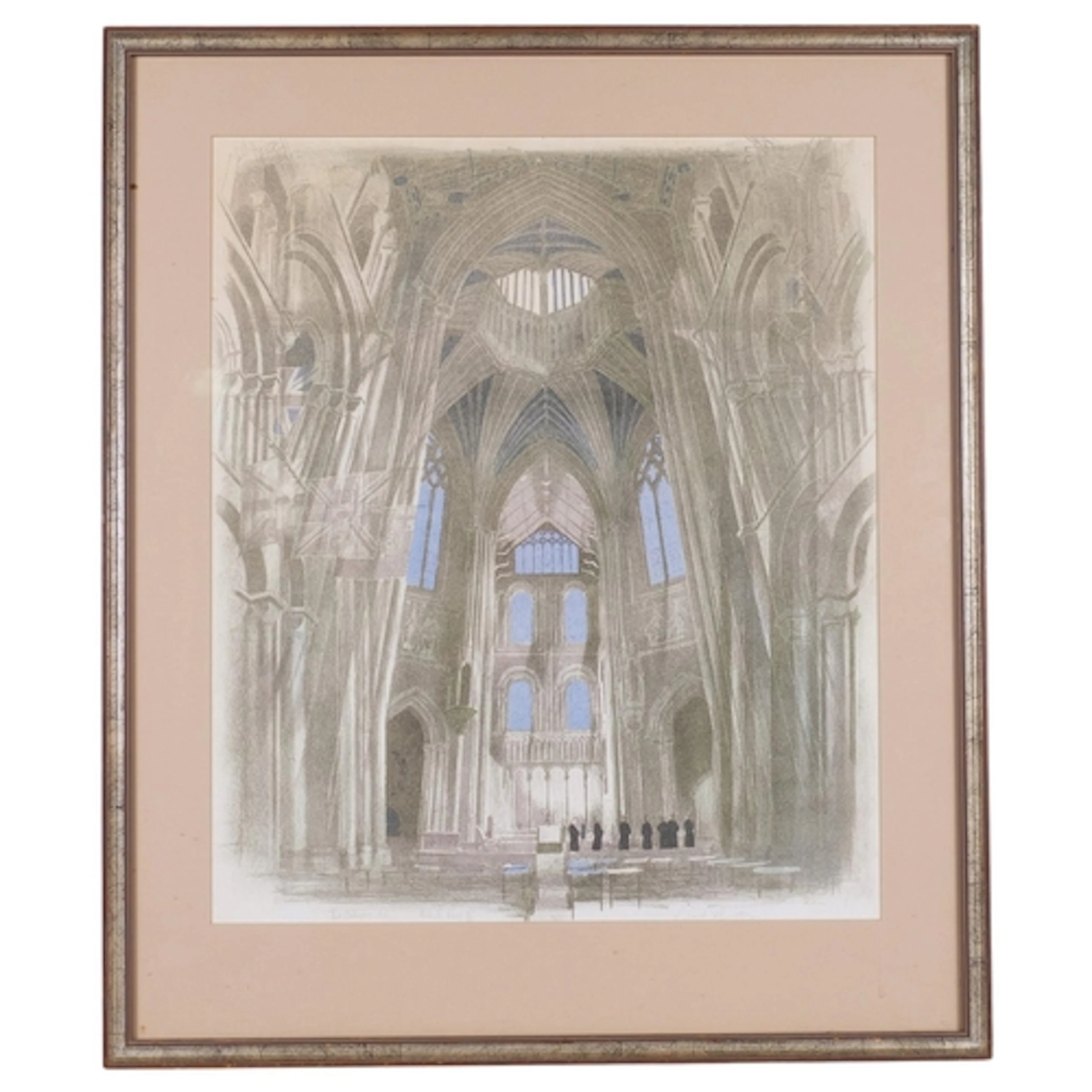 Richard Sell, The Octagon Ely, artist's proof lithograph, 19...