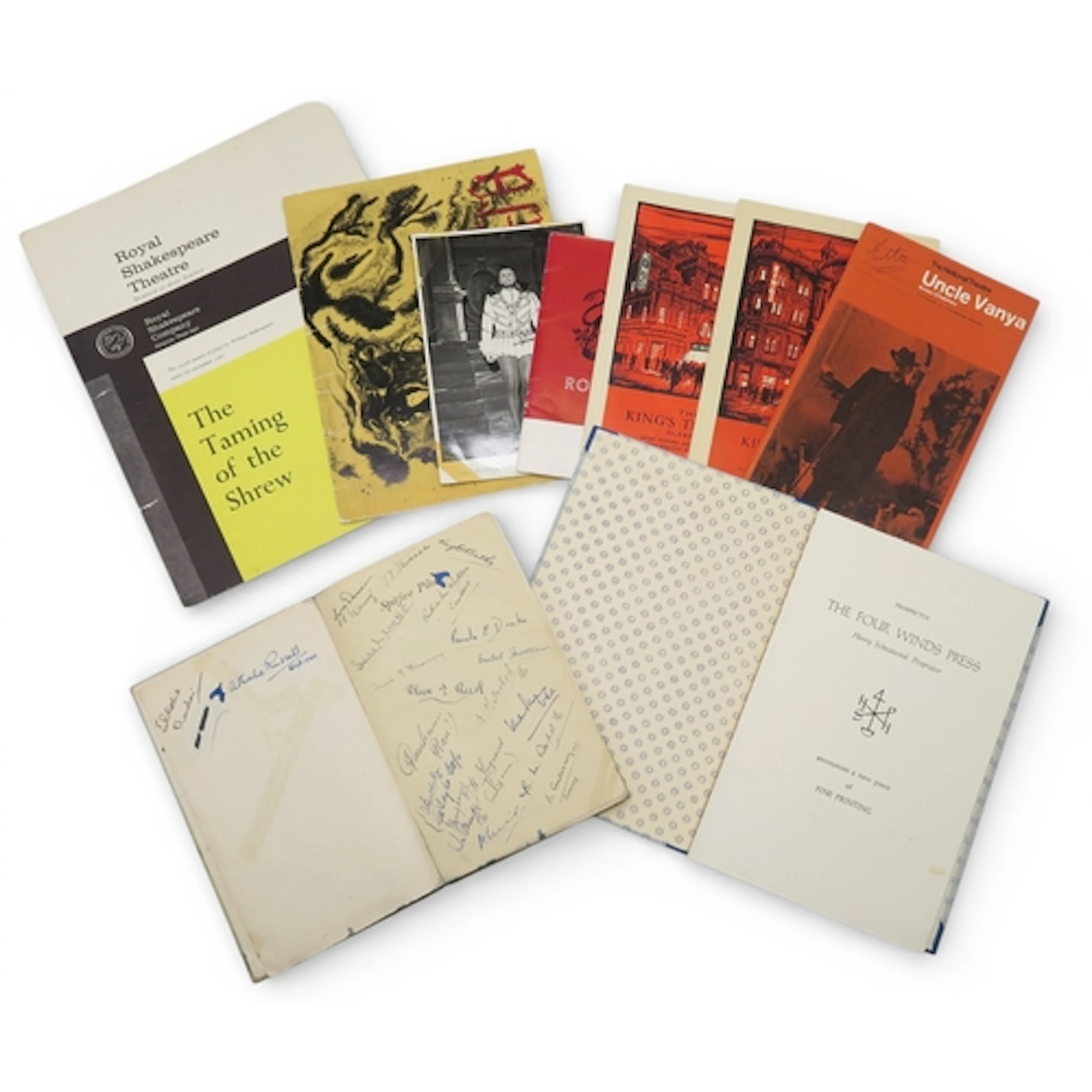 THEATRE AUTOGRAPHS A programme for the National Theatre's 19...