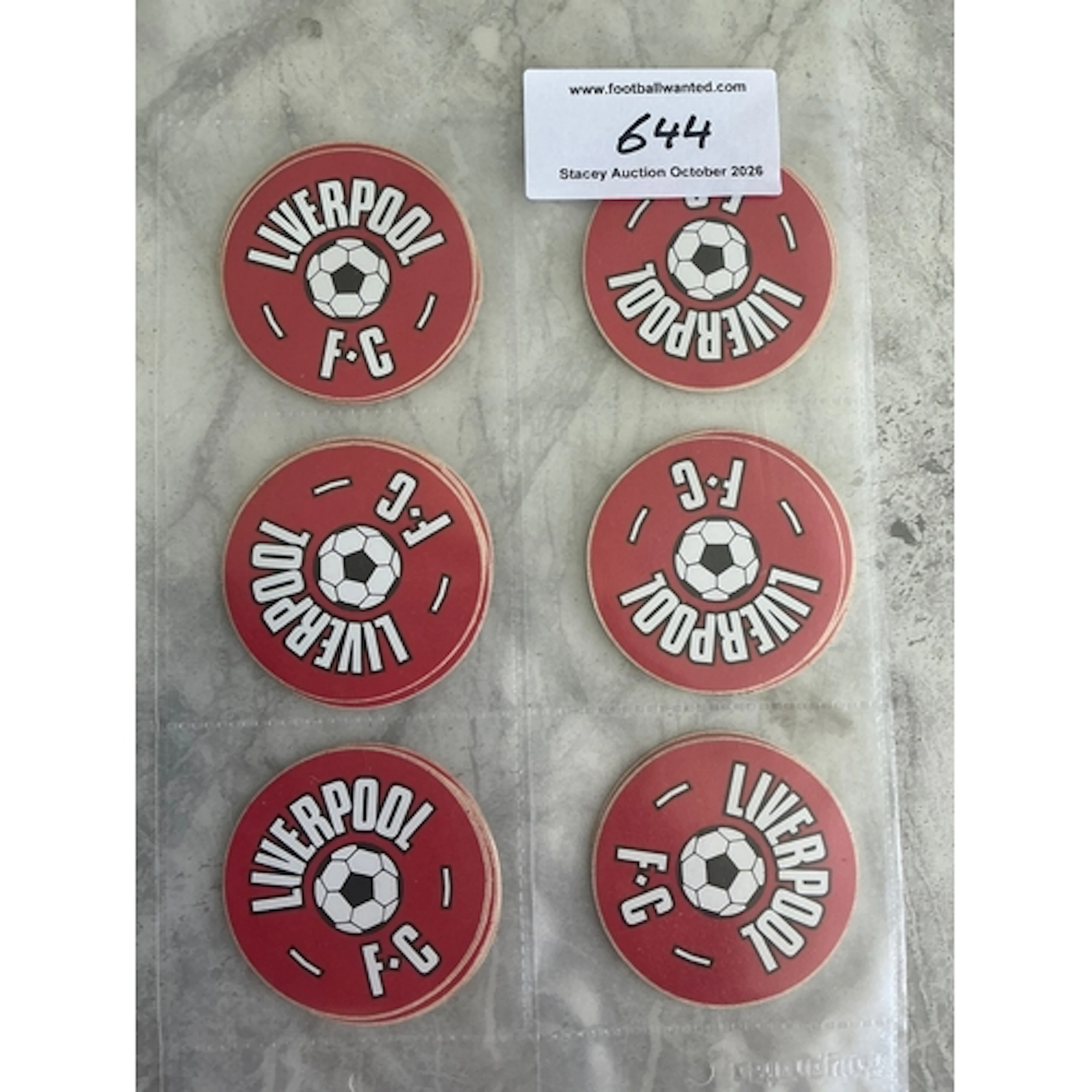 Babs Soccer Liverpool Rosettes Football Cards: Liverpool FC ...