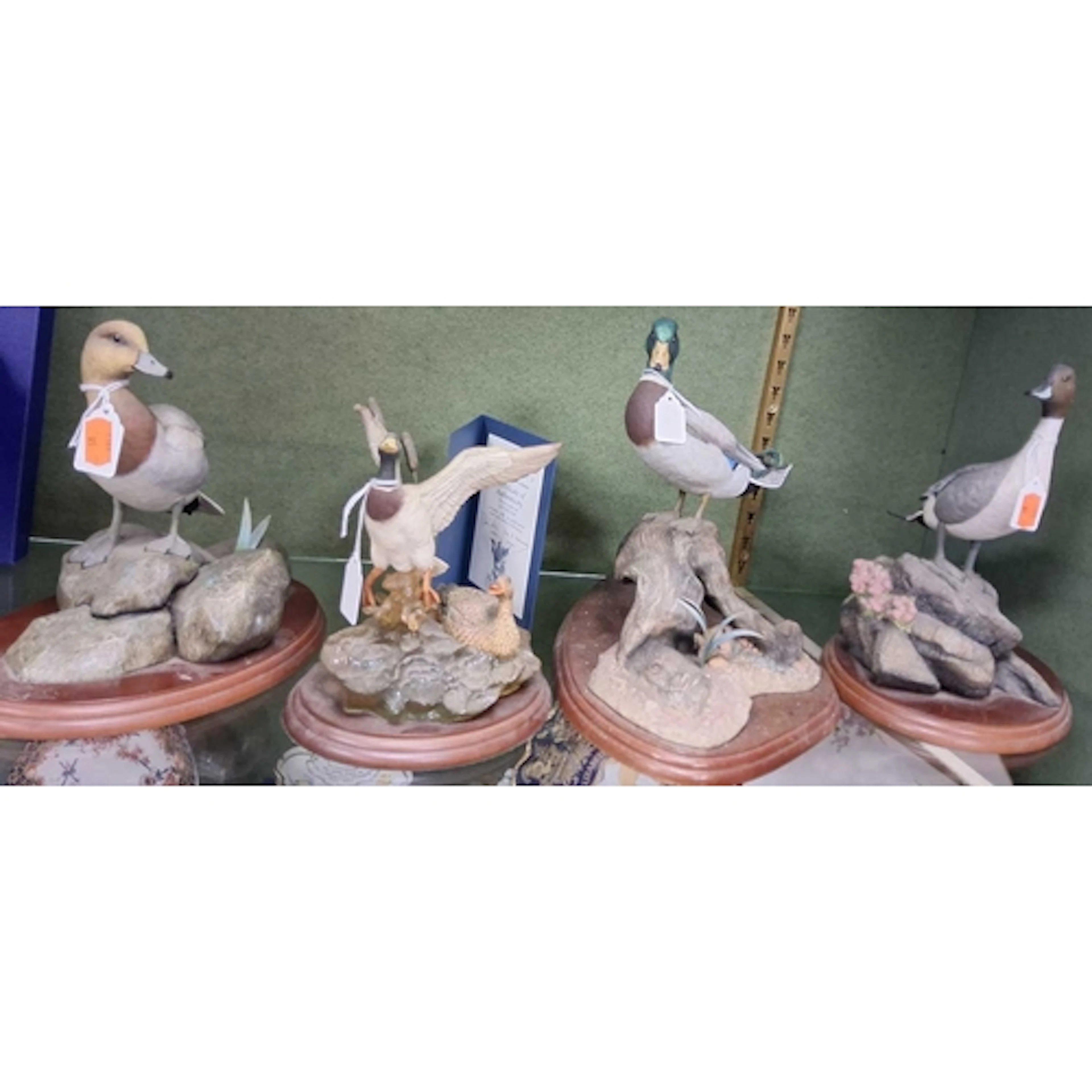 FOUR BORDER FINE ARTS SCULPTURES of waterfowl, comprising Li...
