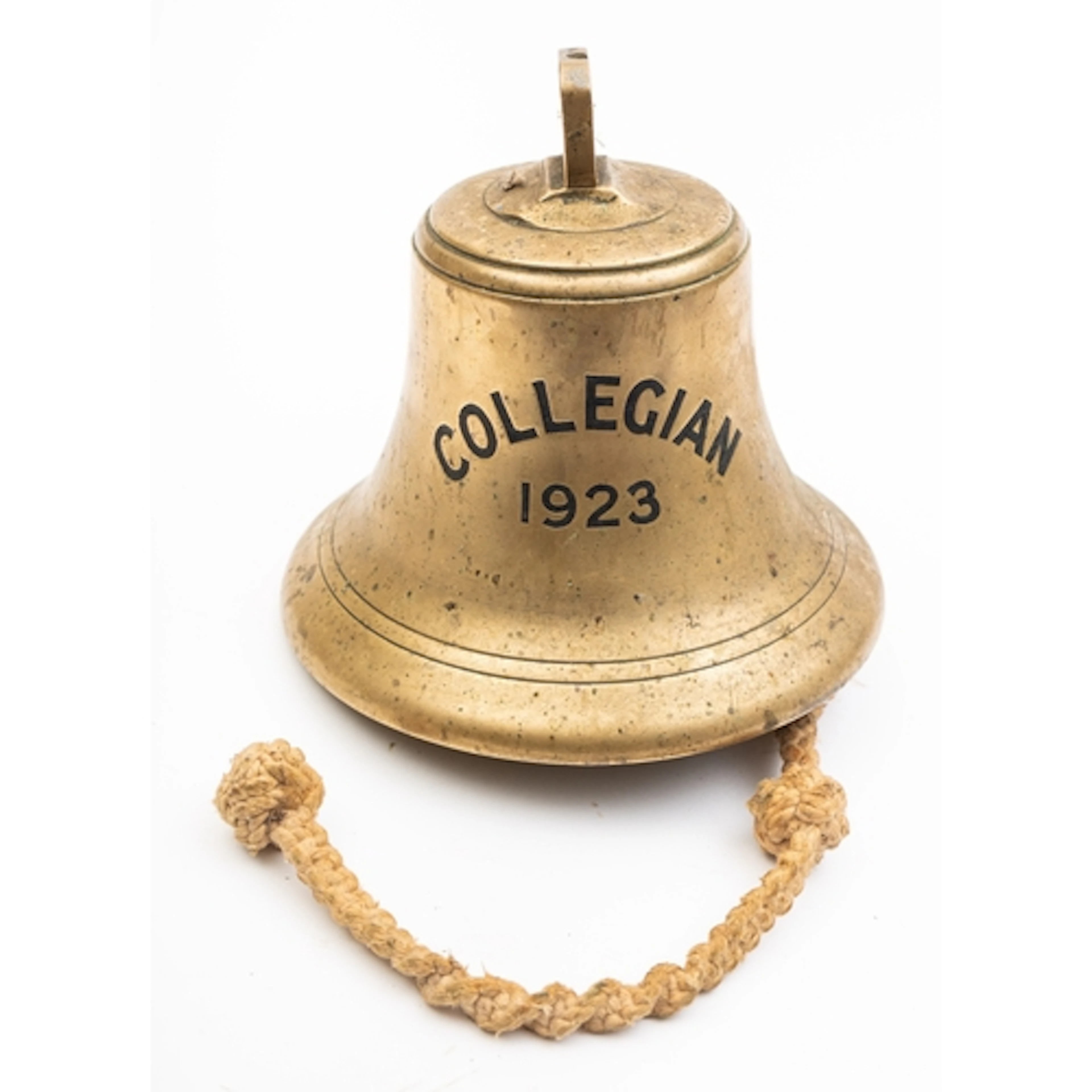 The ship's bell for the MV 'Collegian' 1923, square suspensi...