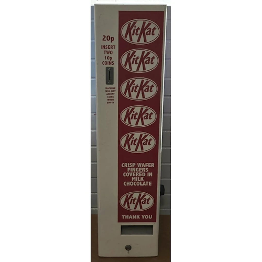 A vintage wall mountable "Kit Kat" advertising confectionary...