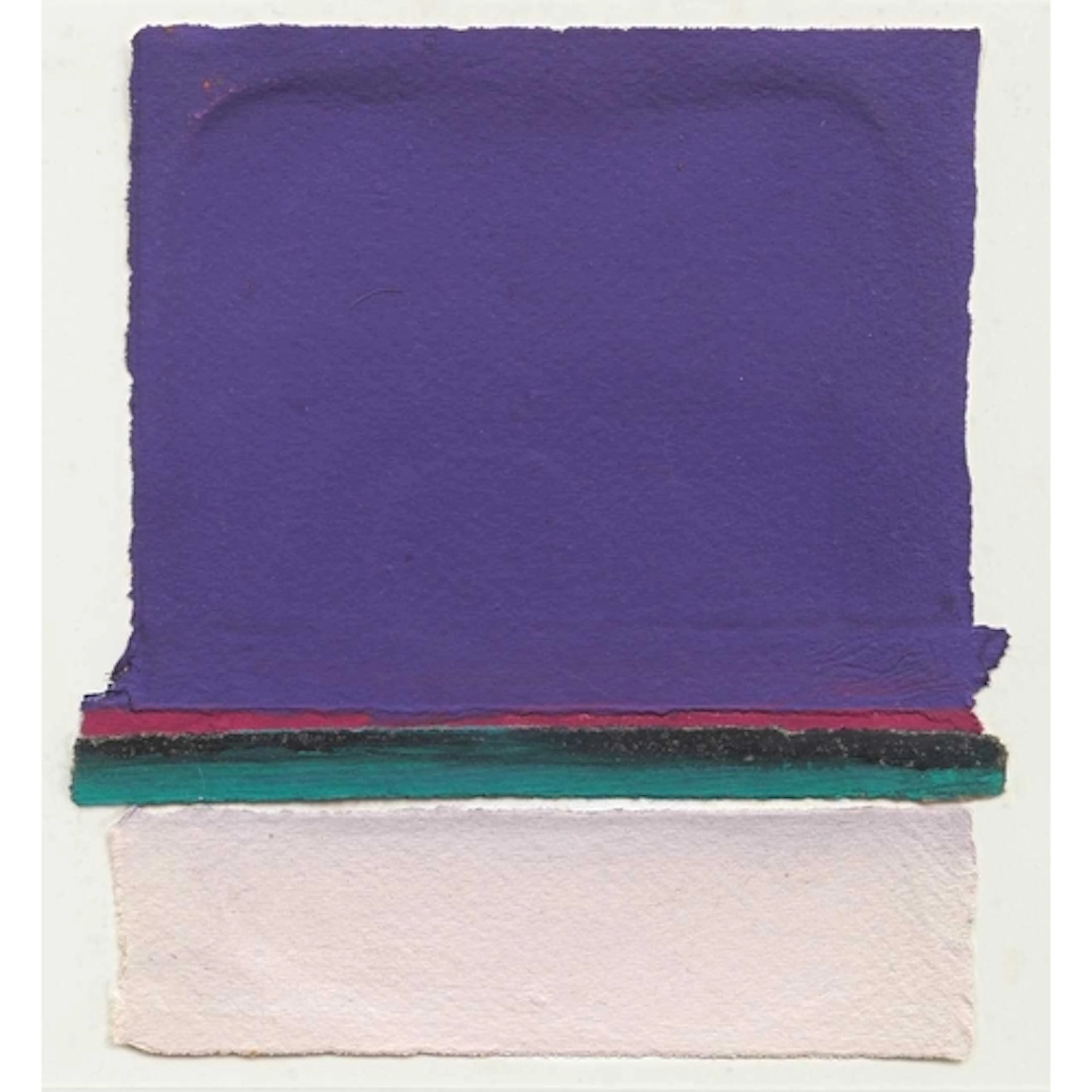 § John MILLER (1931-2002) Beach Horizon Gouache collage, st...