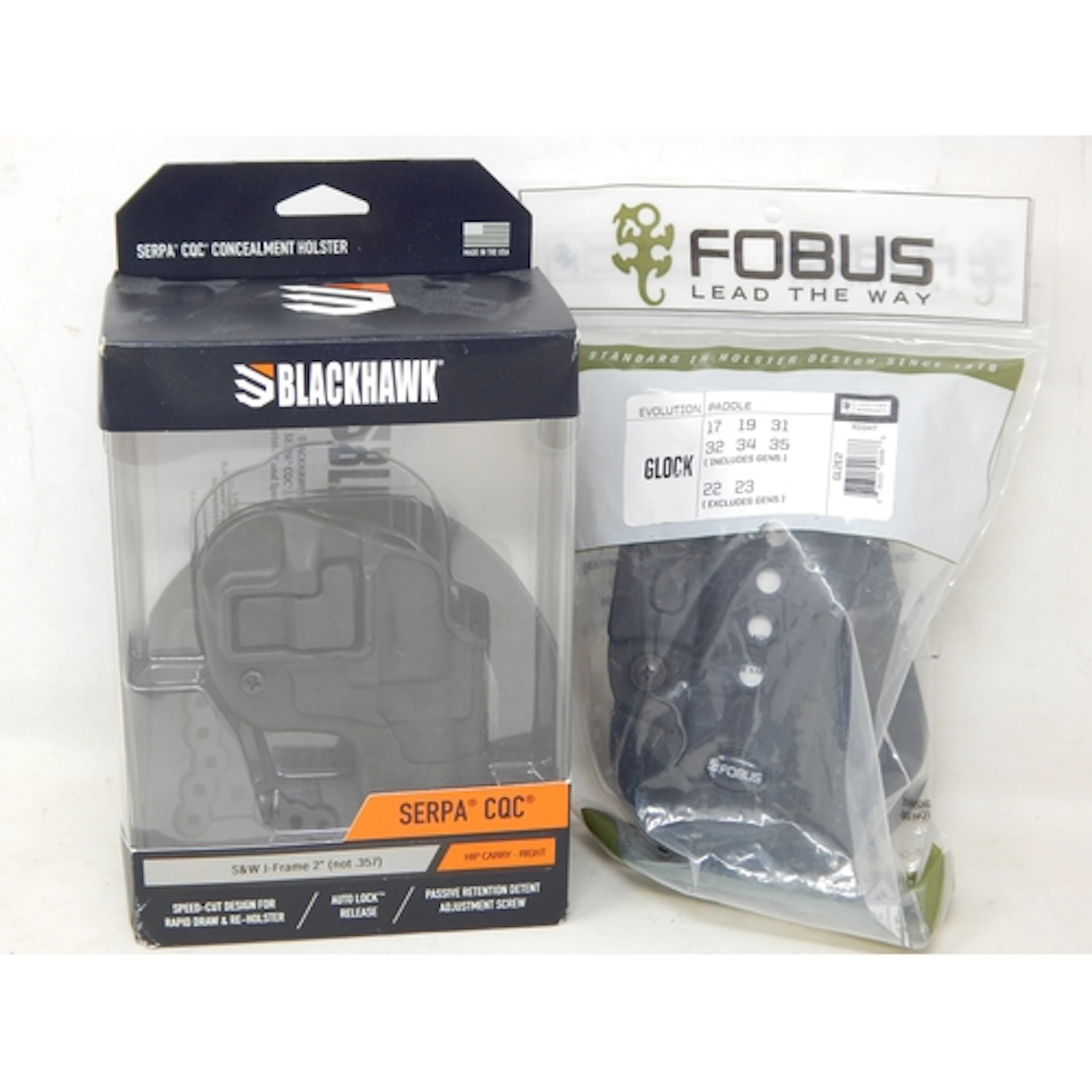 GLOCK Pistol Holster + Blackhawk Serpa GQC Rapid Draw Pistol...