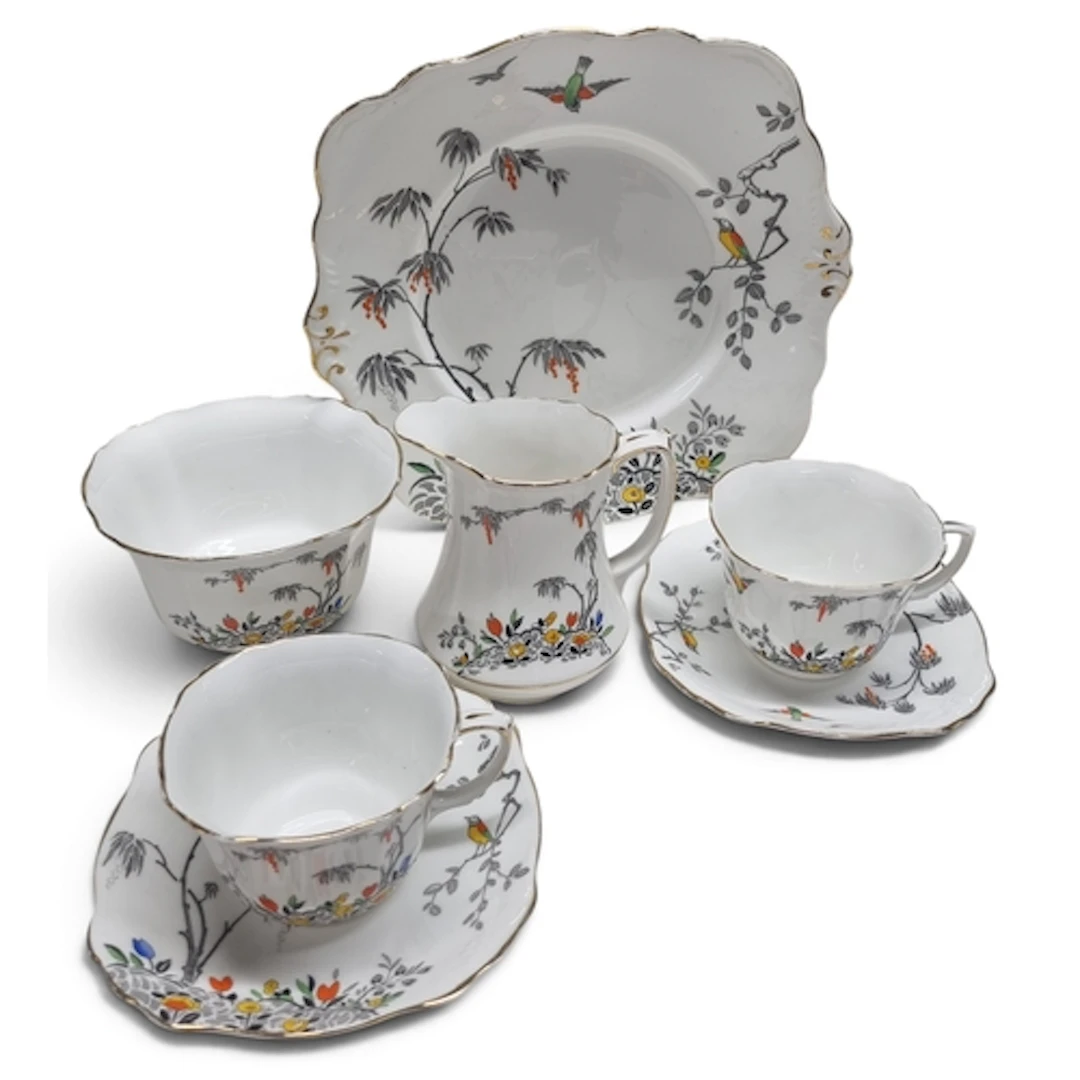 Two Foley pattern Teasets along with Lawleys pattern teaware...