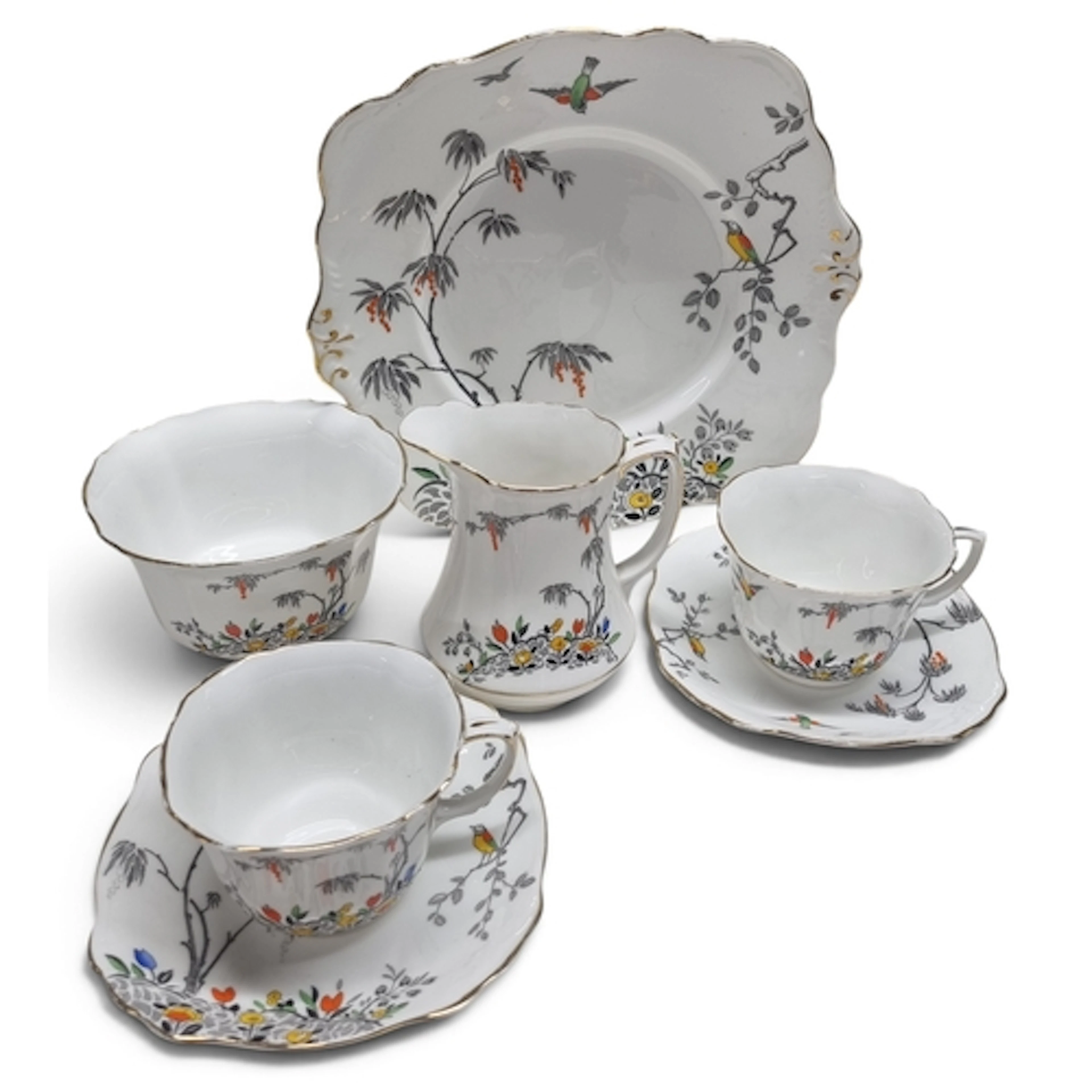 Two Foley pattern Teasets along with Lawleys pattern teaware...