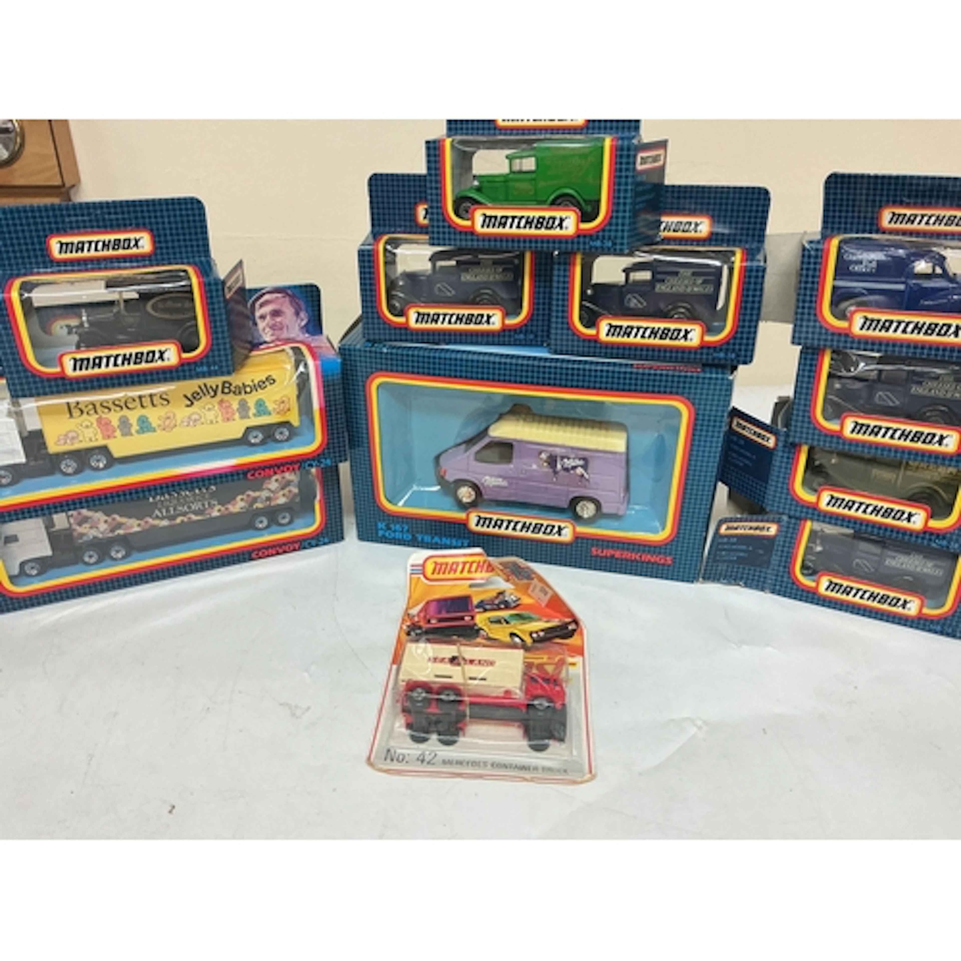 A Collection Of Boxed Matchbox Diecast Including 2 Convoys A...